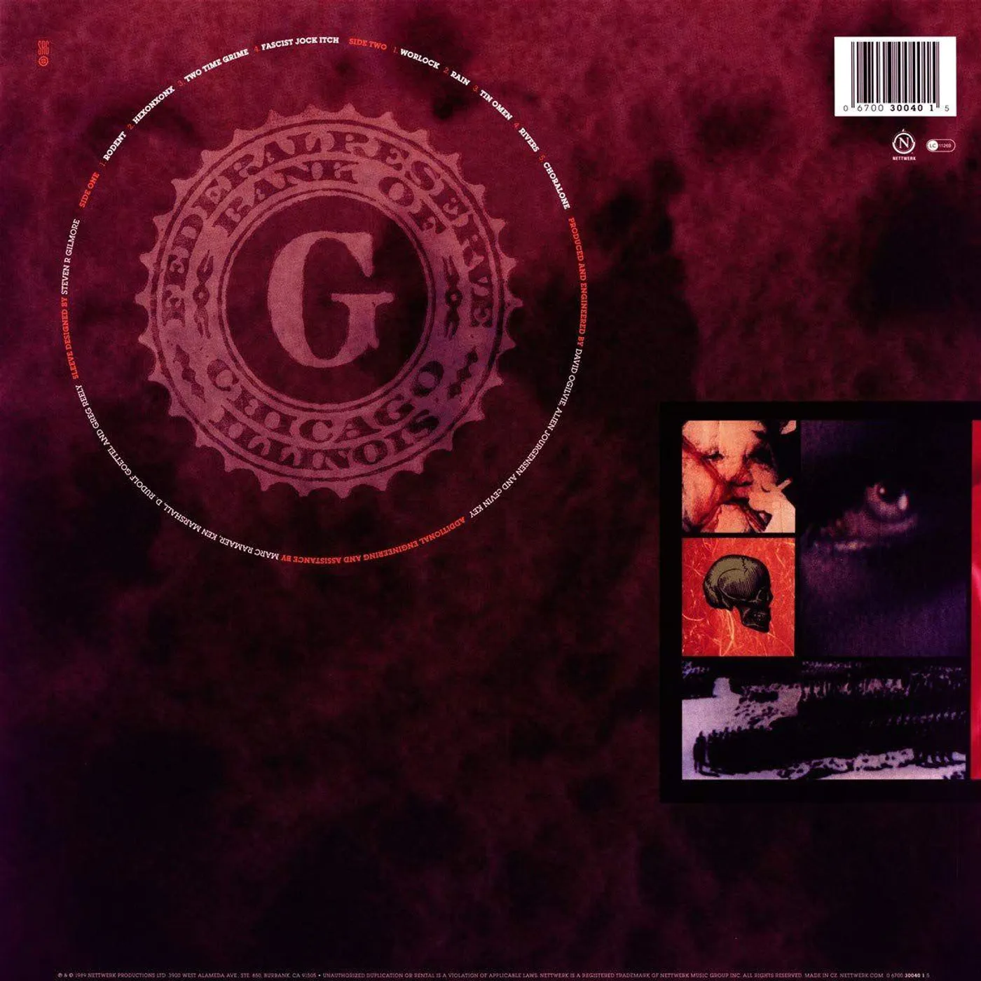 Skinny Puppy Rabies Vinyl Record