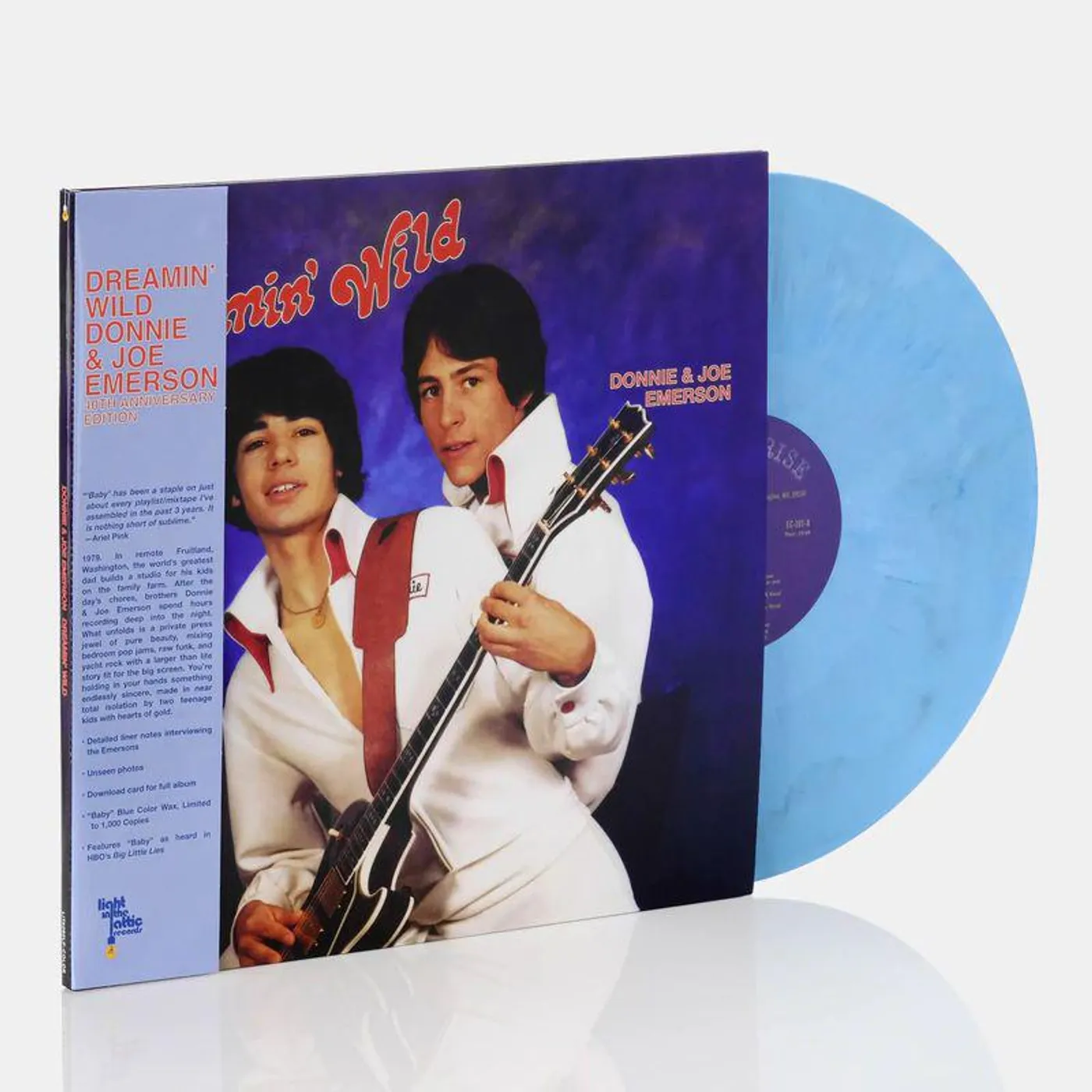 Donnie & Joe Emerson Dreamin' Wild (Light Blue) Vinyl Record