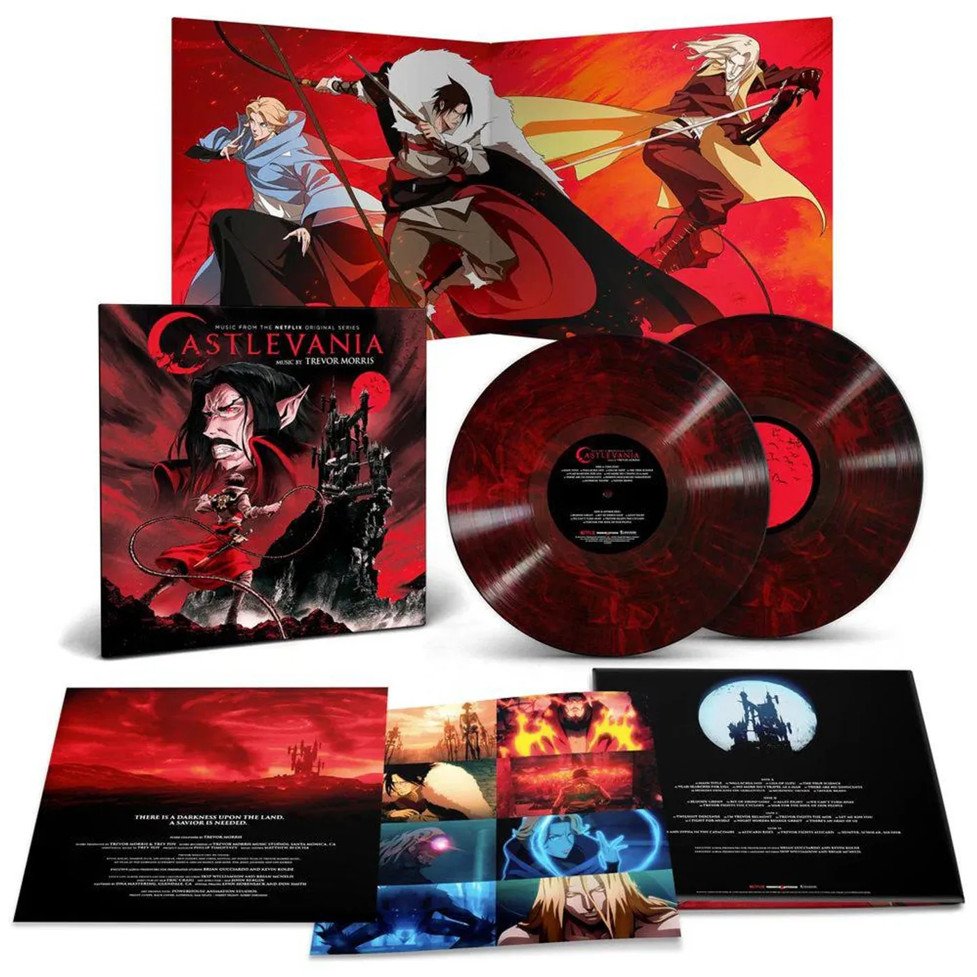 Trevor Morris Castlevania (2LP/Red/Black) Vinyl Record