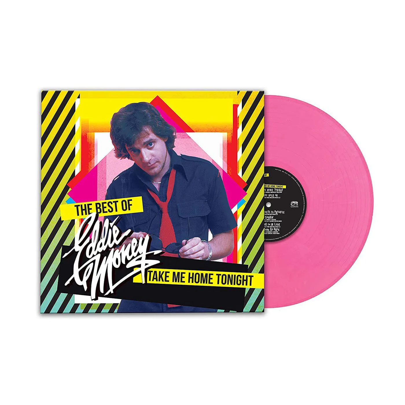 Eddie Money Take Me Home Tonight - The Best Of (Pink) Vinyl Record