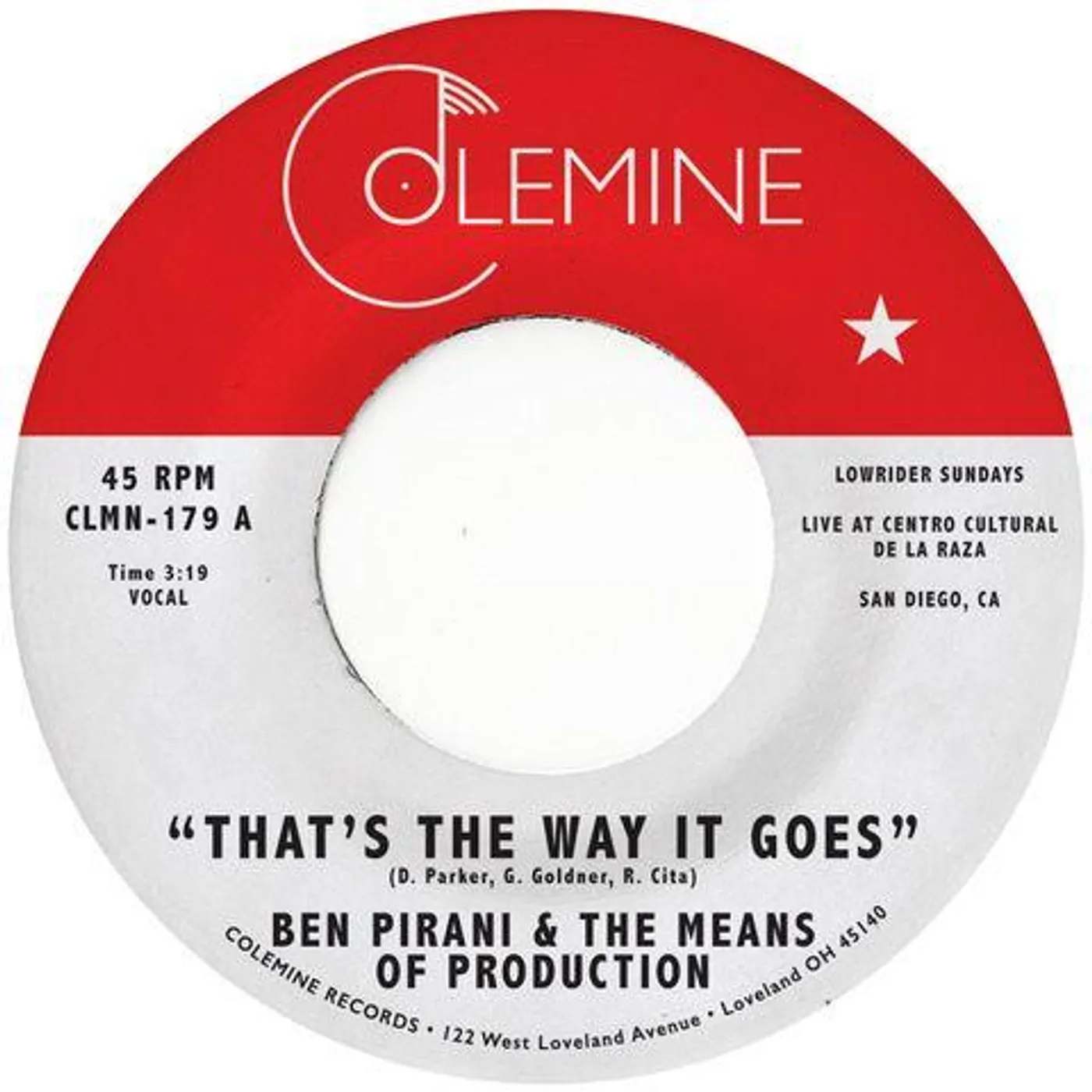 Ben Pirani That's The Way It Goes Vinyl Record