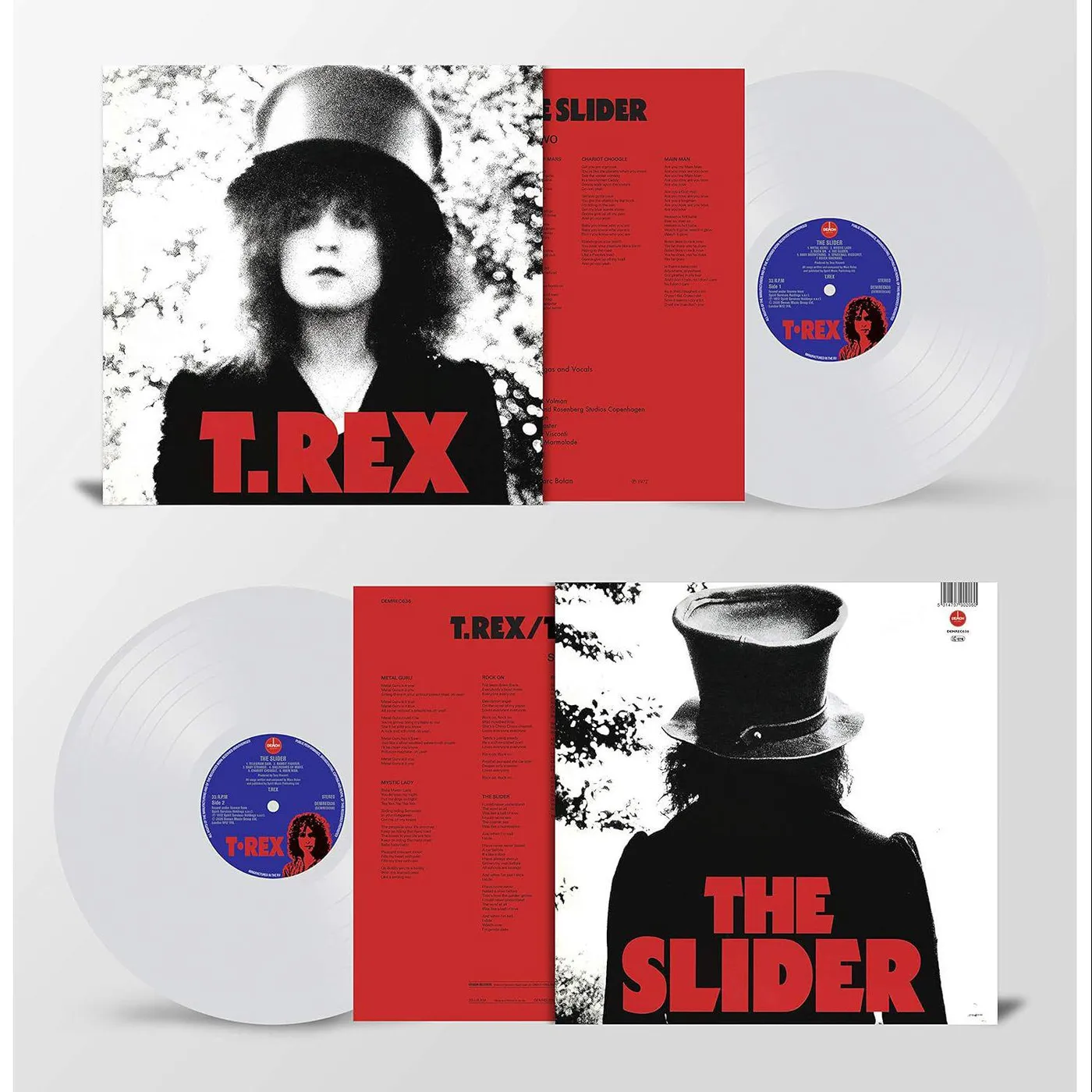 T. Rex Slider (Clear) Vinyl Record