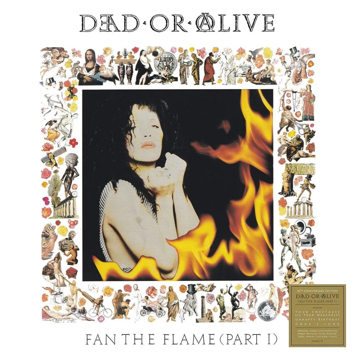 Dead Or Alive Fan The Flame: Part 1 (30th Anniversary Edition/180g/White) Vinyl Record