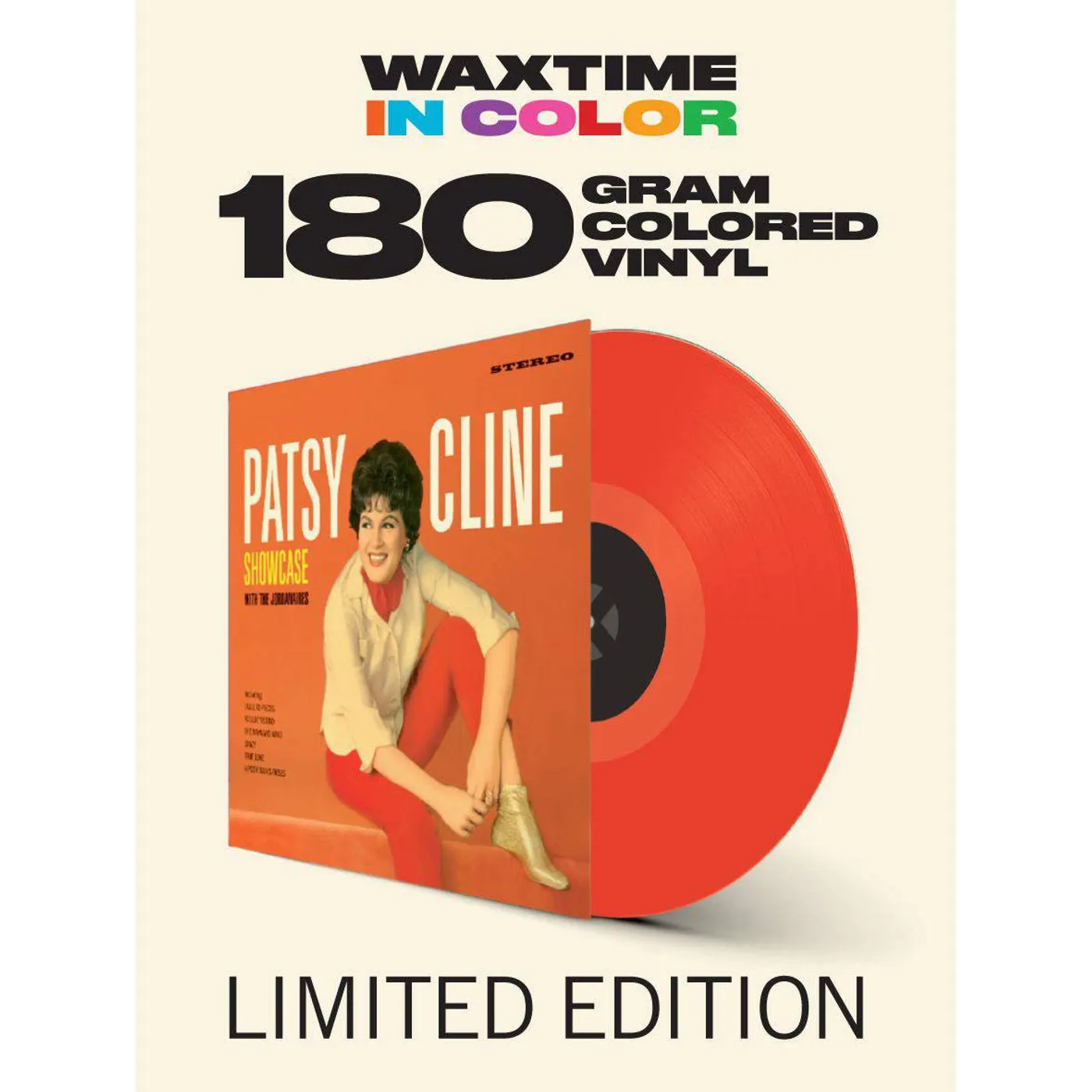 Patsy Cline Showcase (Bonus Tracks) Colored Vinyl, 180 Gram Pressing, Spain Release