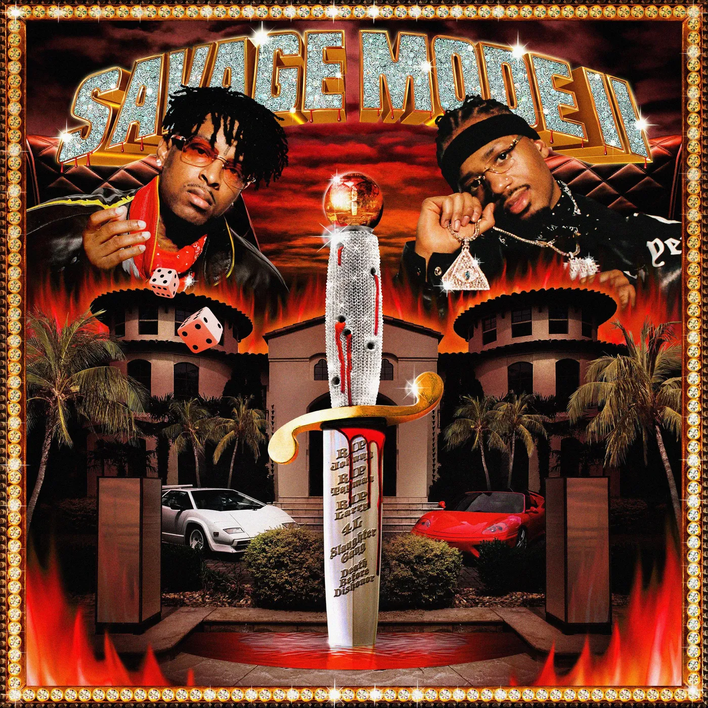 21 Savage Savage Mode II (Red) Vinyl Record