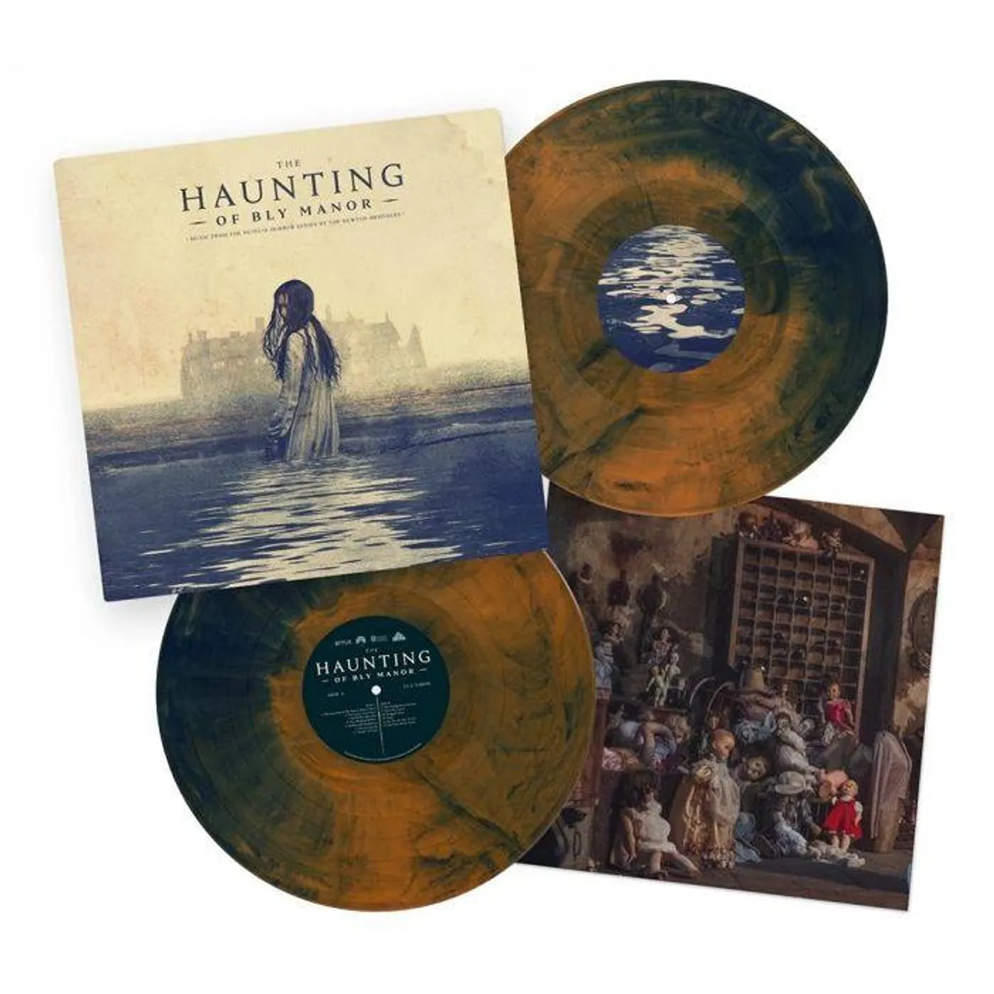 The Newton Brothers HAUNTING OF BLY MANOR / Original Soundtrack (RUST & DEEP BLUE) Vinyl Record