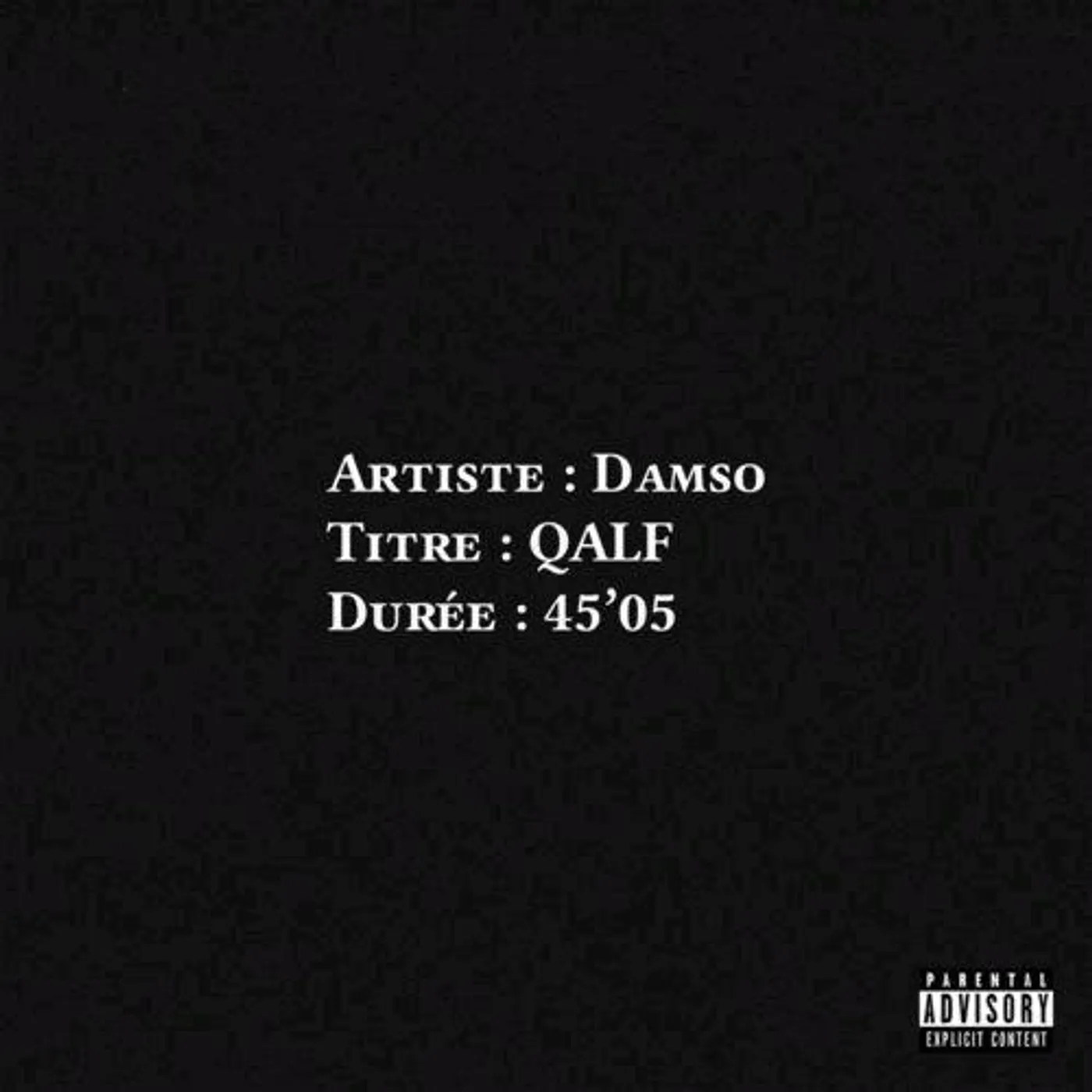 Damso QALF CD