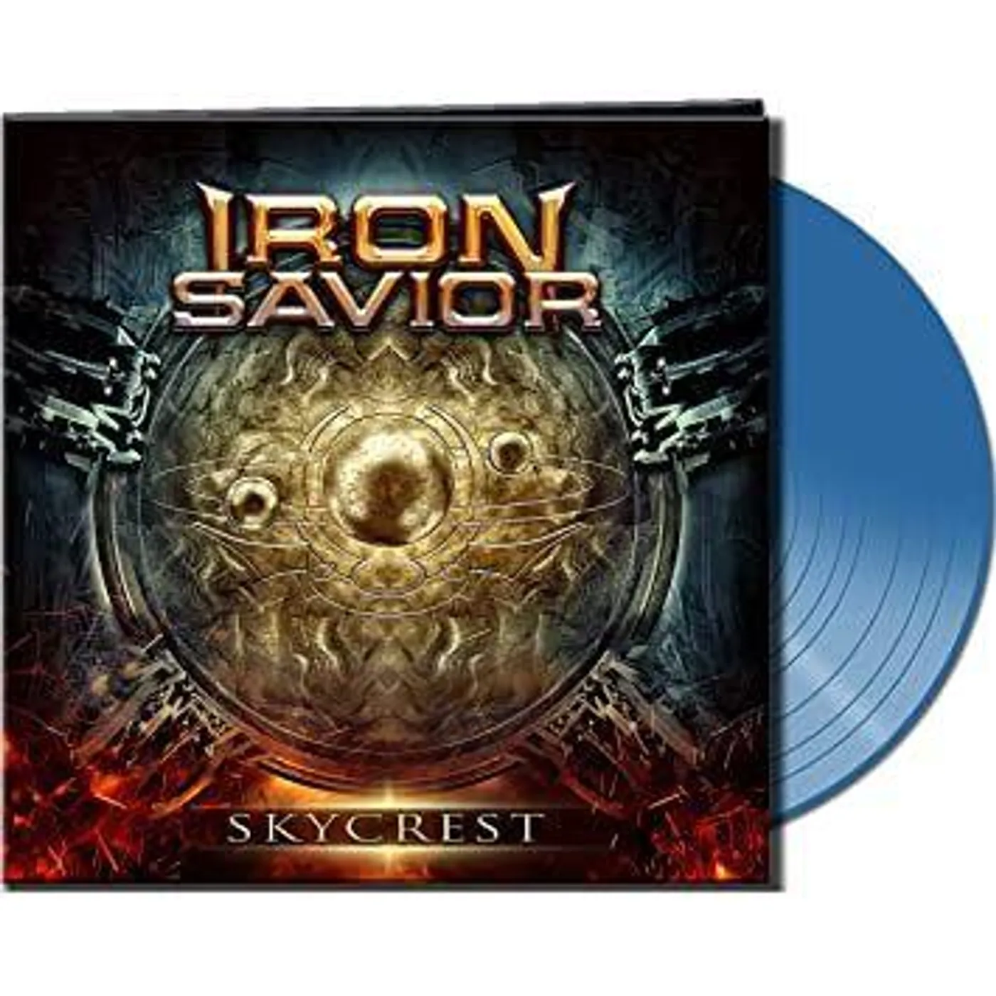 Iron Savior SKYCREST (CLEAR BLUE VINYL) Vinyl Record