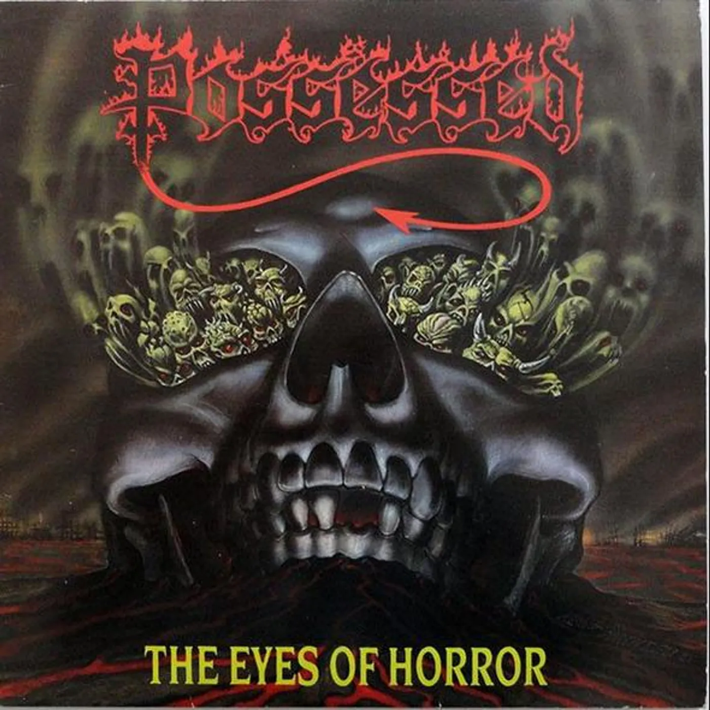 Possessed EYES OF HORROR Vinyl Record