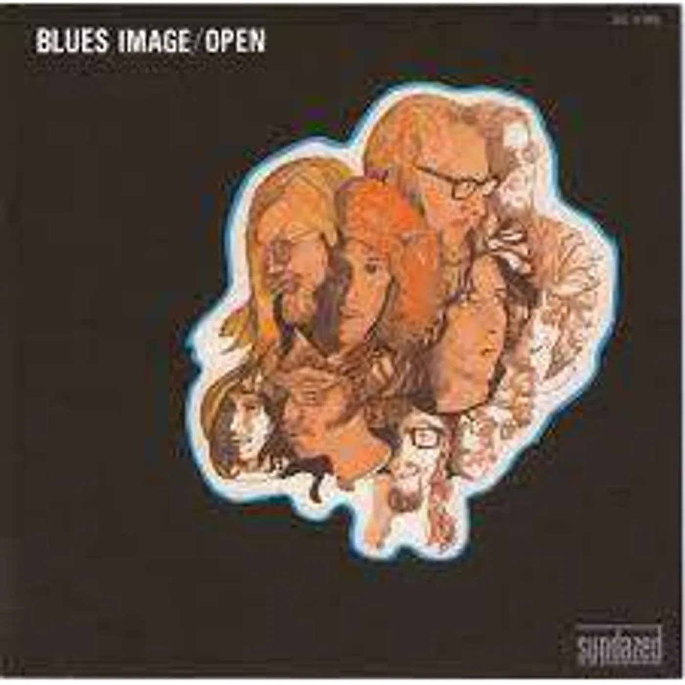 Blues Image Open Vinyl Record