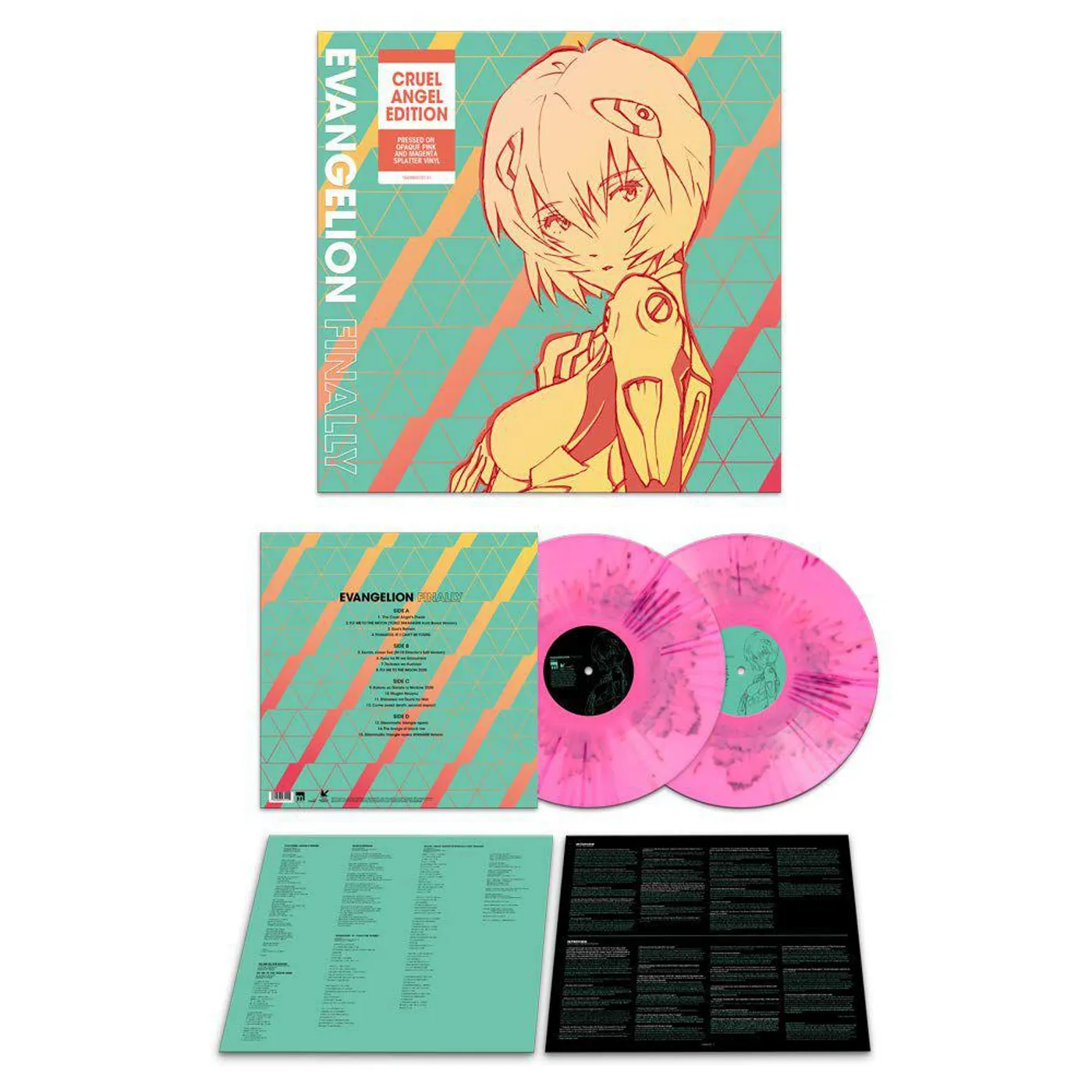 Yoko Takahashi & Megumi Hayashibara Evangelion Finally (Pink/2LP) Vinyl Record