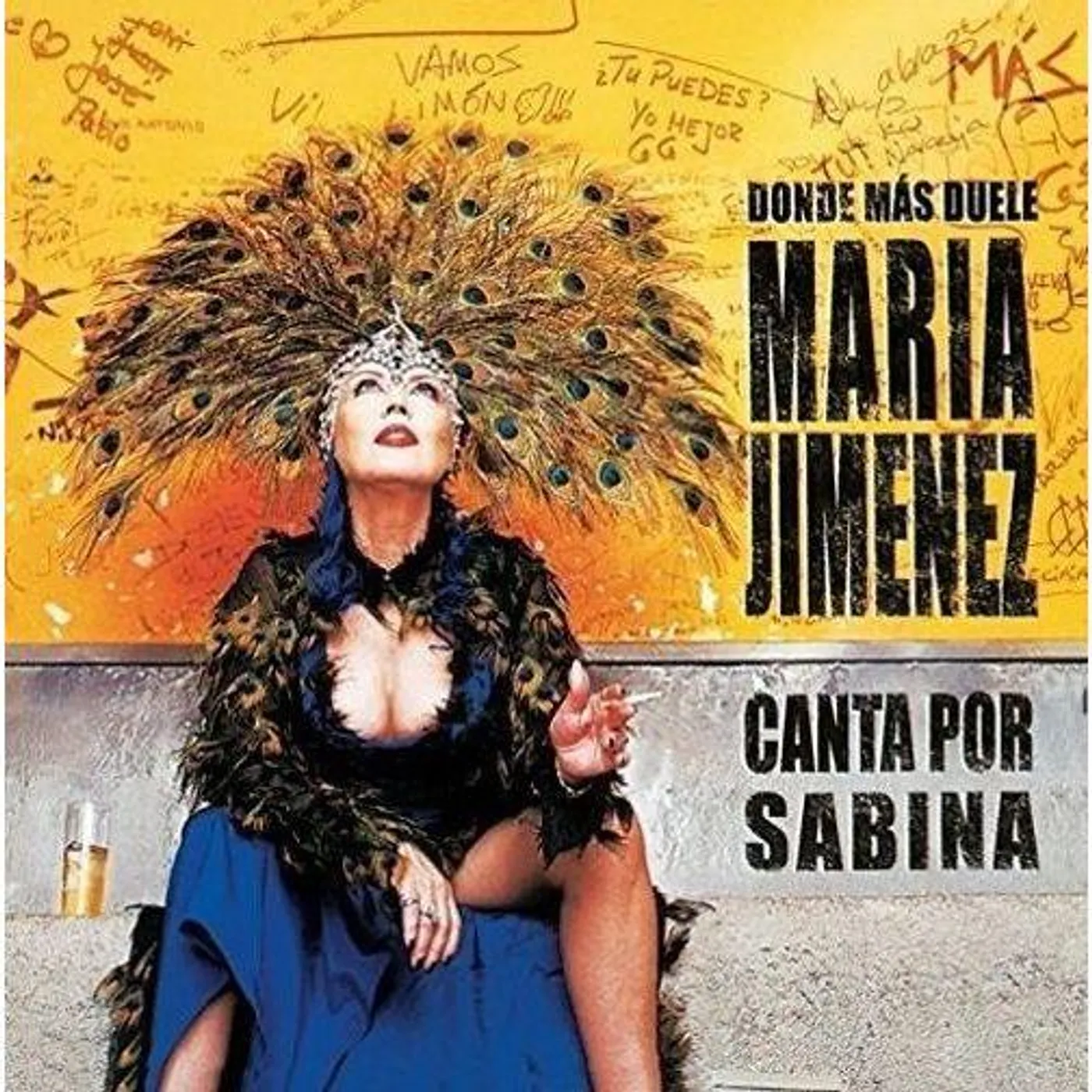 Maria Jimenez DONDE MAS DUELE (CANTA POR SABINA) Vinyl Record