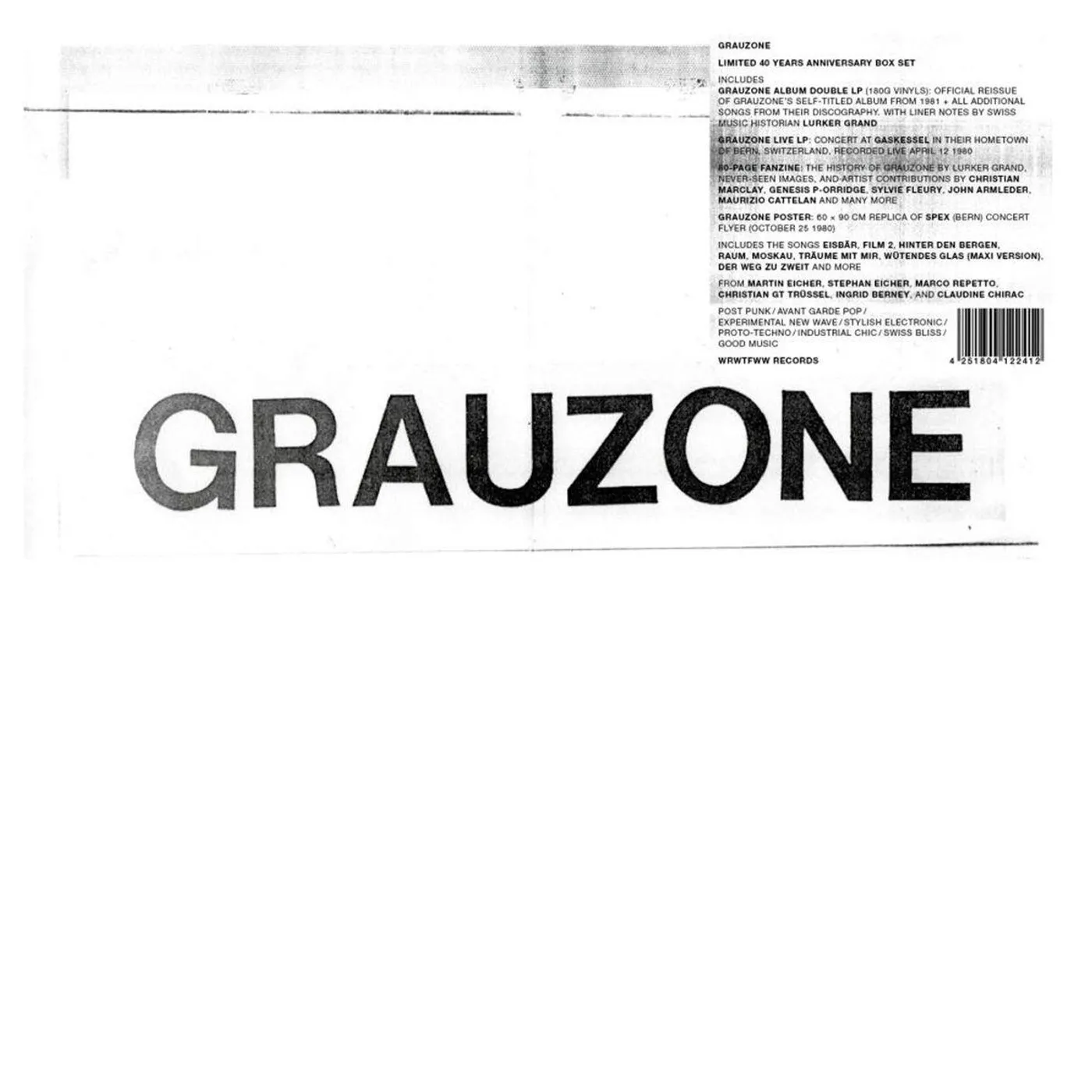  Grauzone (Limited 40 Years Anniversary Box Set/3LP) Vinyl Record