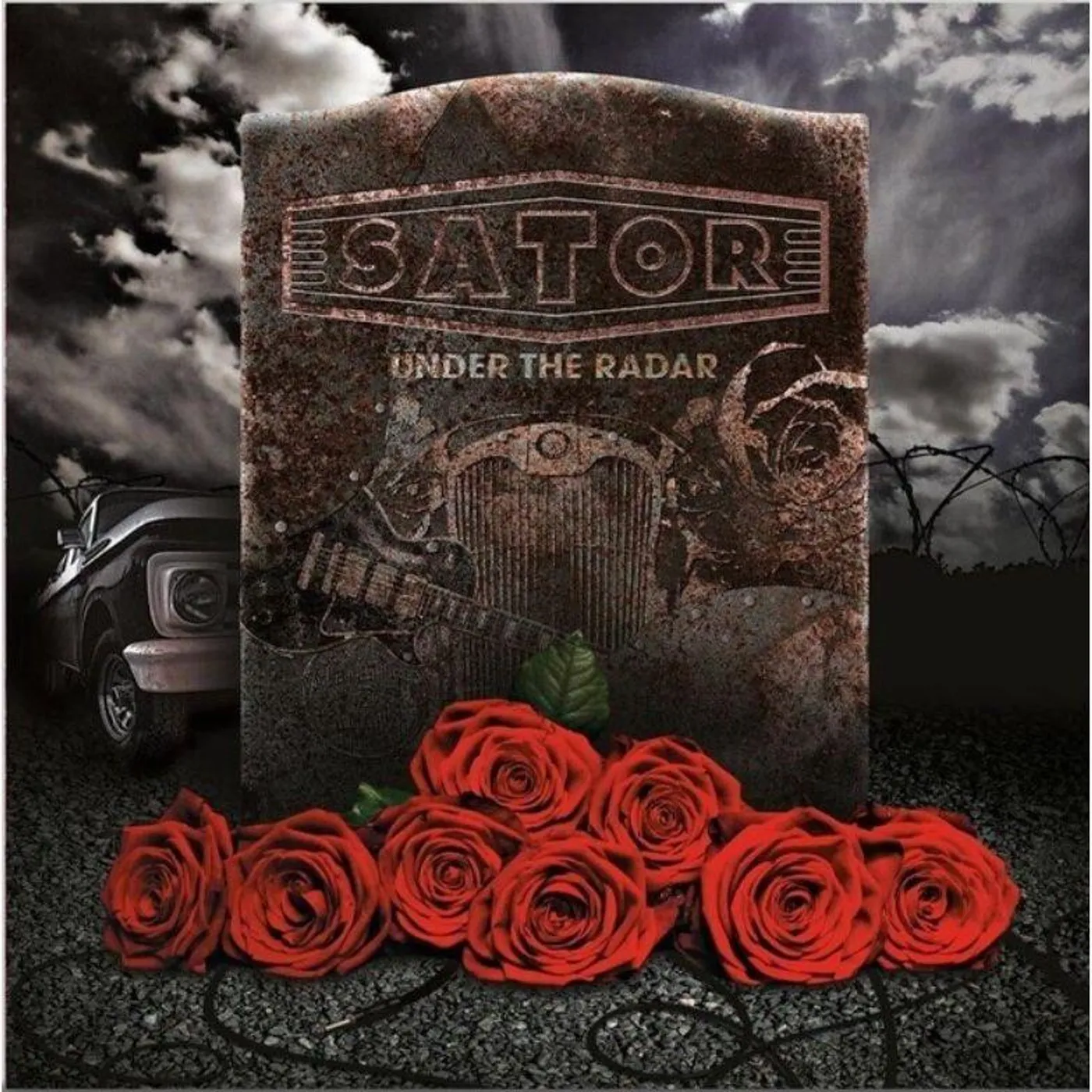 Sator UNDER THE RADAR (TRANSPARENT MARBLE GOLD/BLACK) Vinyl Record