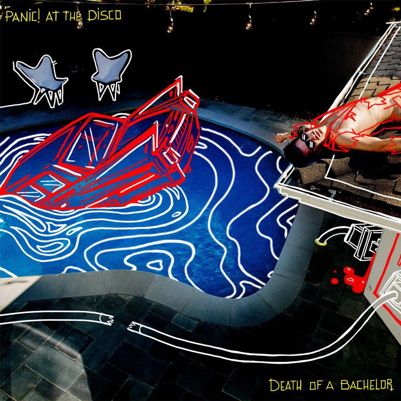 Panic! At The Disco Death of a Bachelor (Silver, Anniversary Edition) Vinyl Record