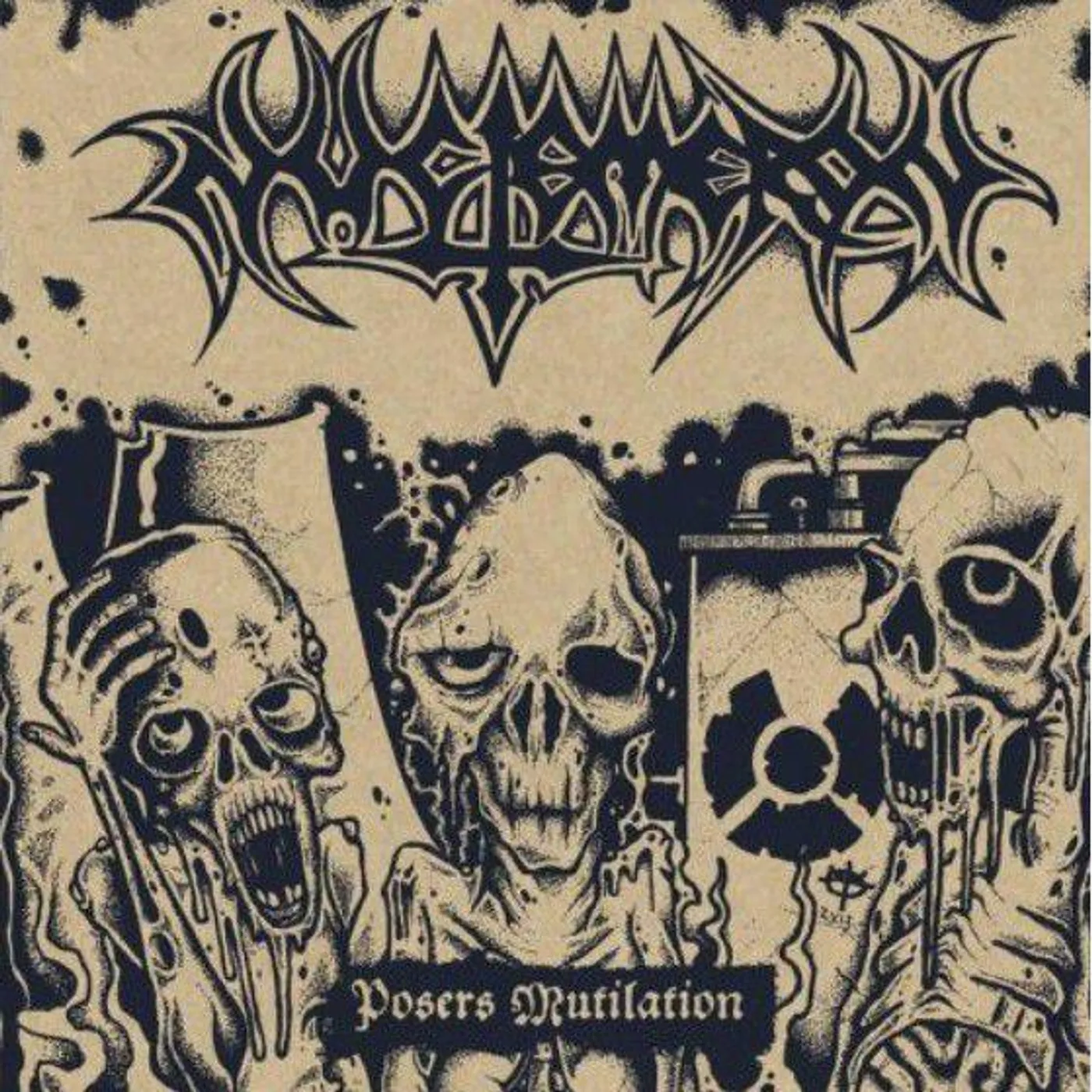 Nuctemeron POSERS MUTILATION 1989-1991 Vinyl Record