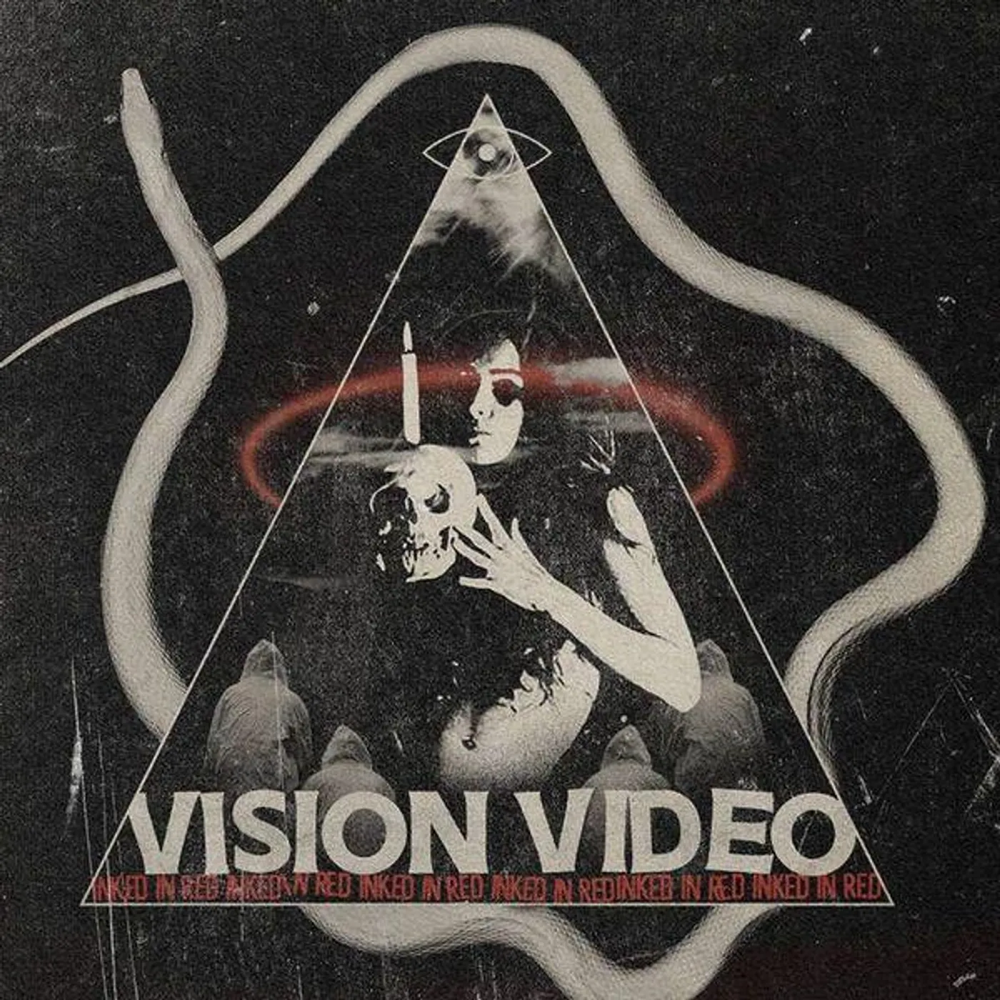 Vision Video Inked in Red Vinyl Record