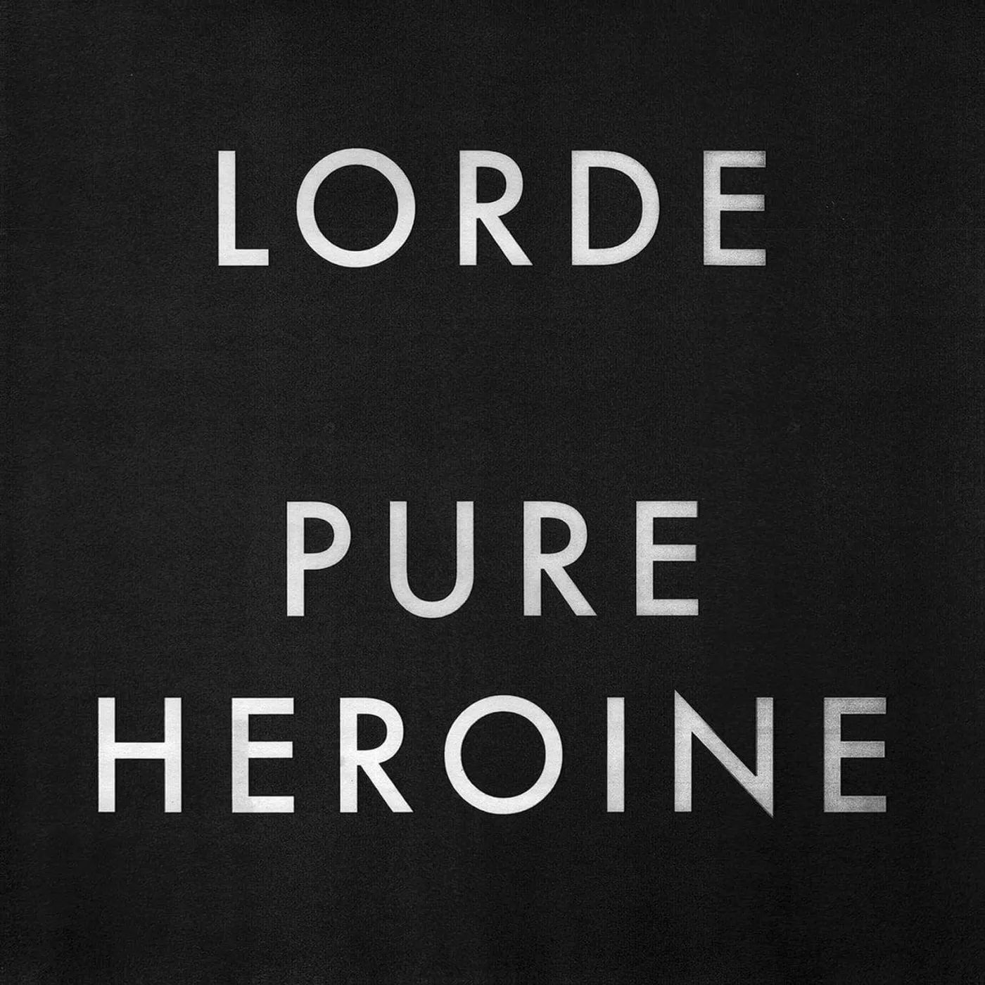 Lorde Pure Heroine Vinyl Record