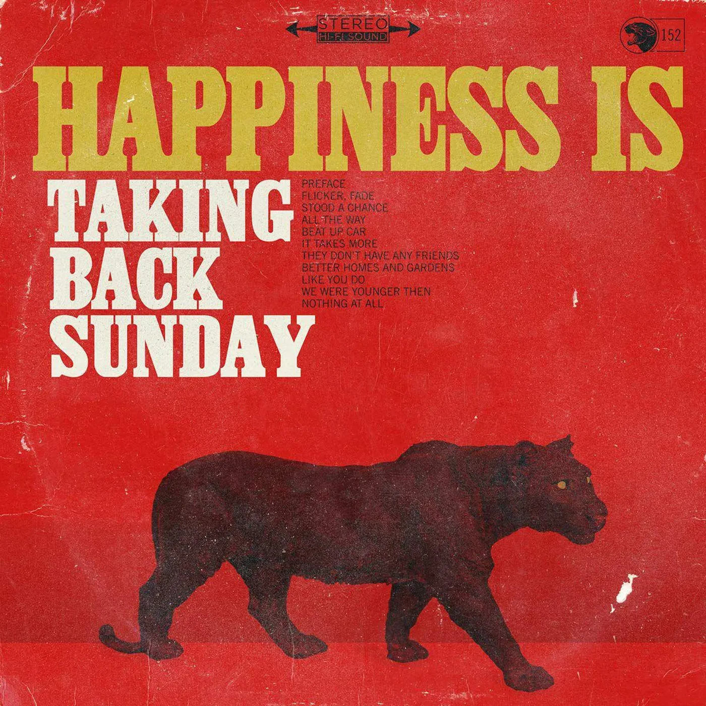 Taking Back Sunday Happiness Is - Red Vinyl Record