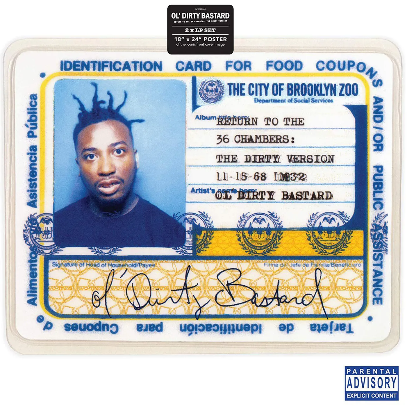 Ol' Dirty Bastard Return to the 36 Chambers: The Dirty Version Vinyl Record