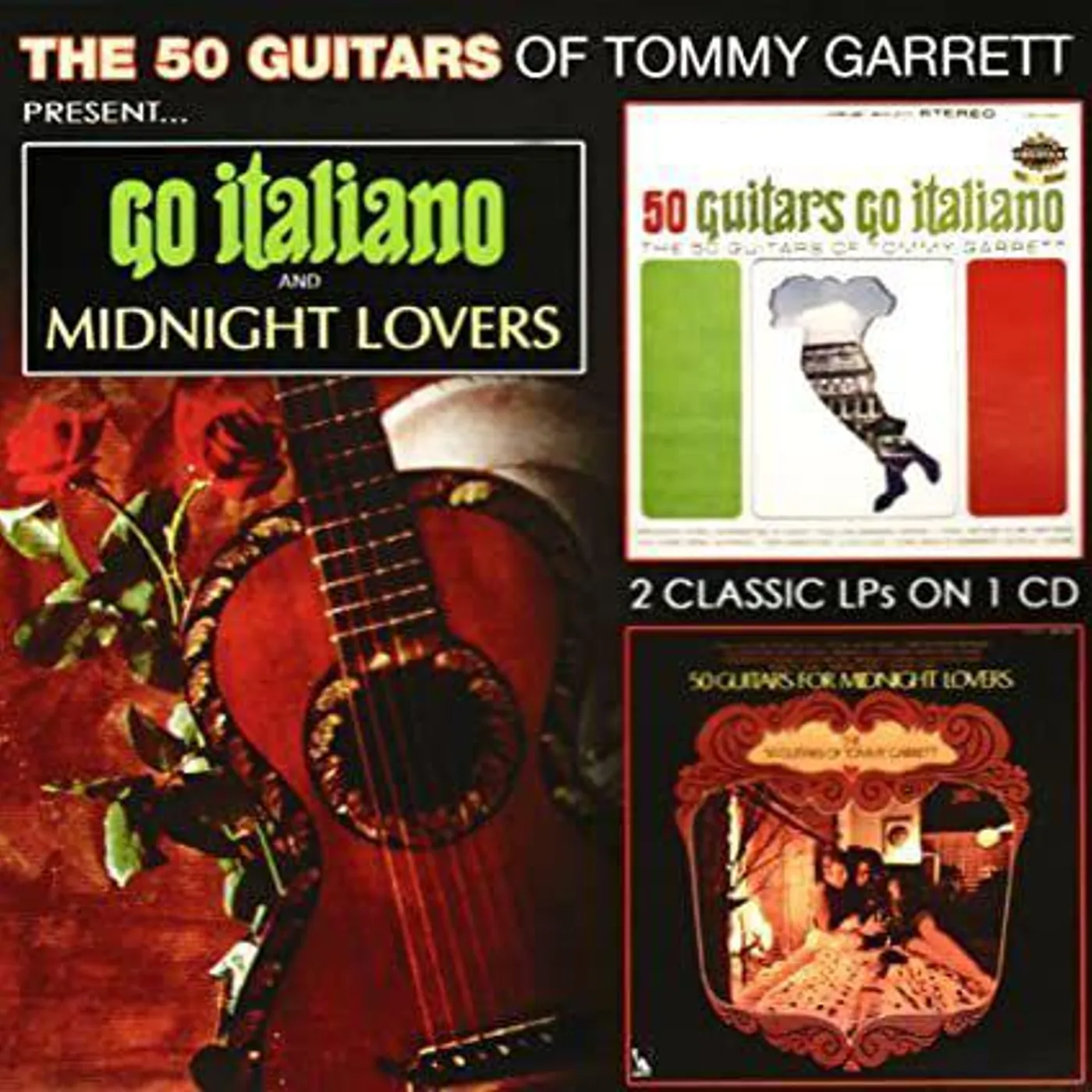 Tommy Garrett GO ITALIANO & MIDNIGHT LOVERS CD