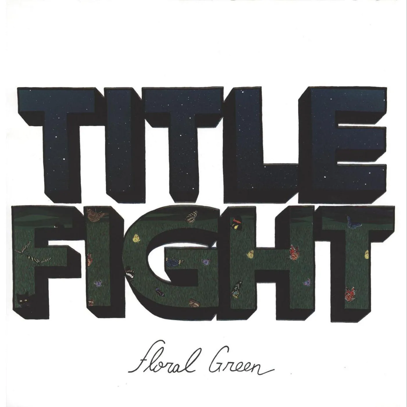 Title Fight Floral Green Vinyl Record