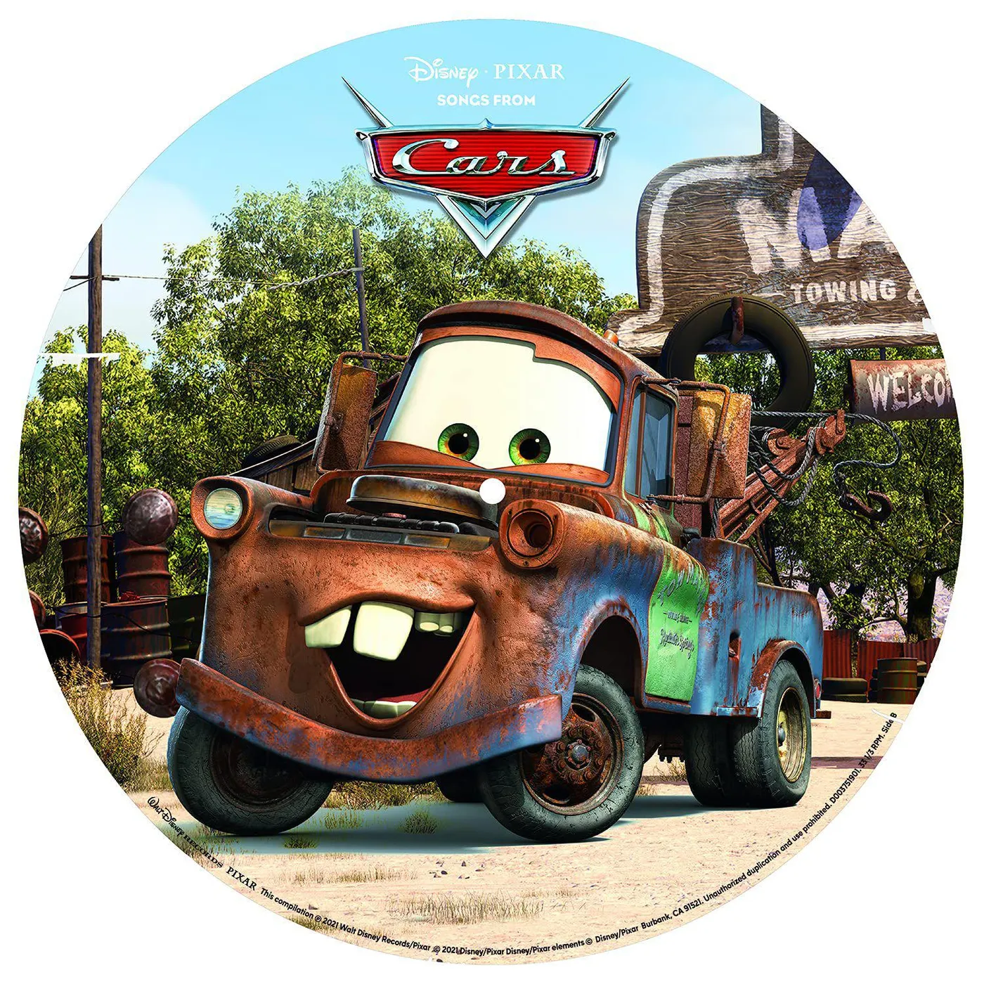 Songs From Cars / O.S.T. Songs From Cars / Original Soundtrack (Picture Disc) Vinyl Record