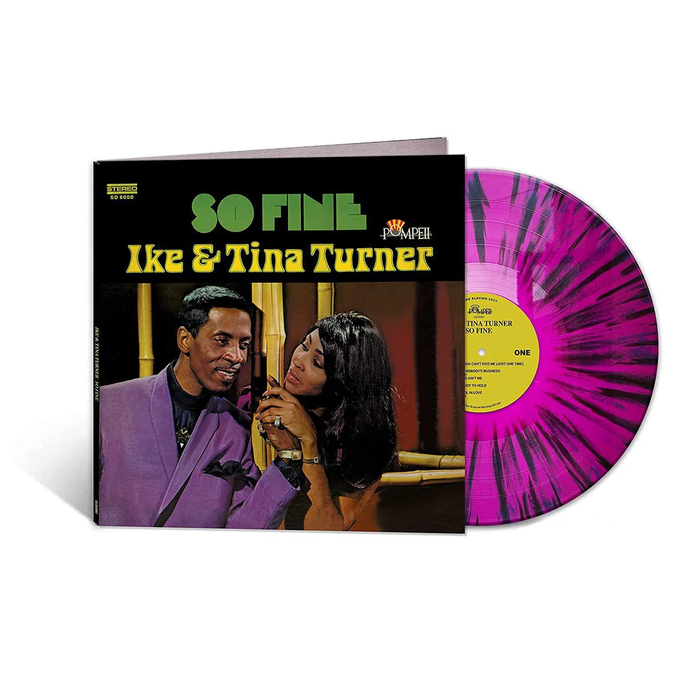 Ike & Tina Turner SO FINE (PURPLE & BLACK SPLATTER VINYL) Vinyl Record