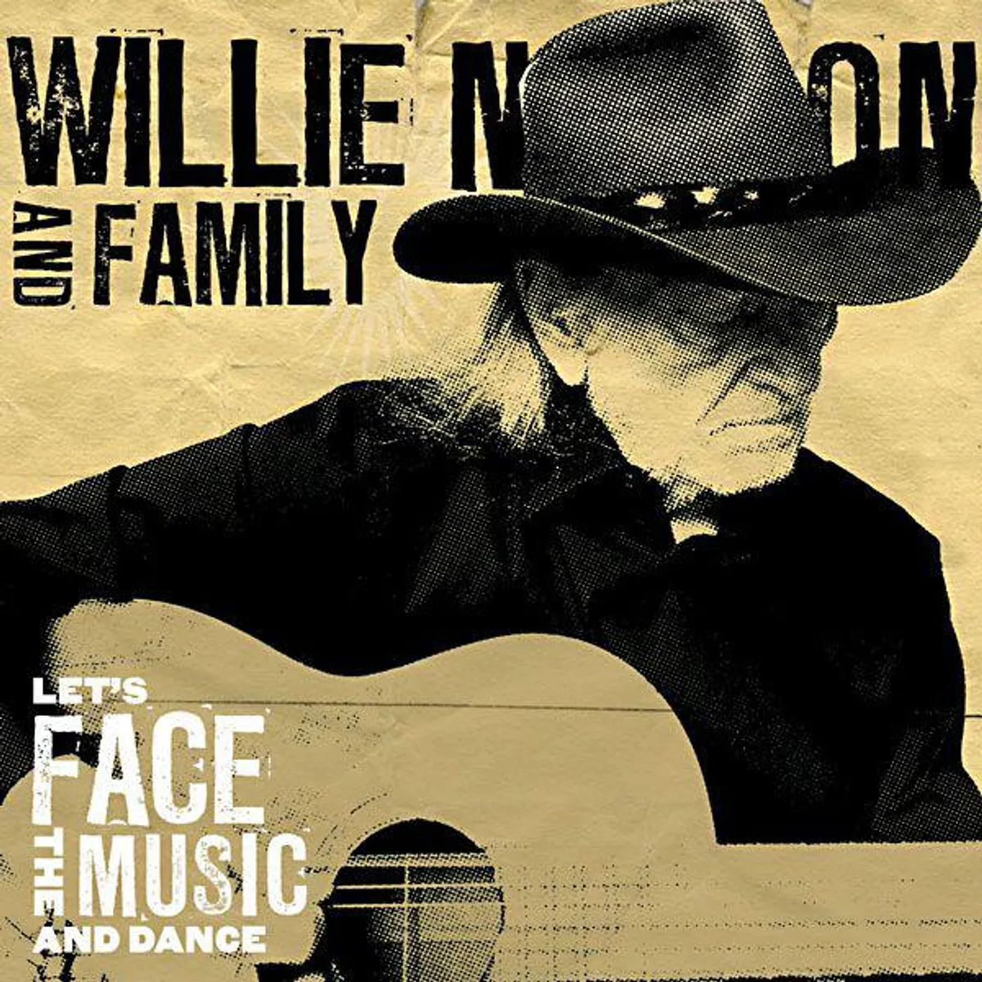 Willie Nelson & Family LET'S FACE THE MUSIC & DANCE (80G/BLACK & GOLD MARBLED VINYL) Vinyl Record