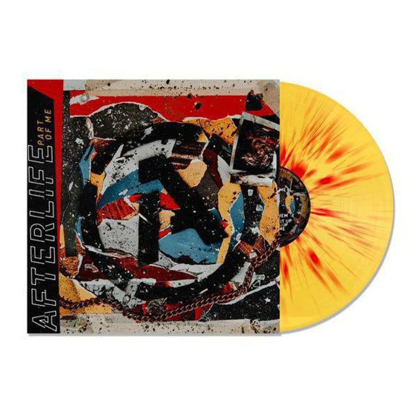 Afterlife PART OF ME (YELLOW WITH RED SPLATTER VINYL) Vinyl Record - Colored Vinyl
