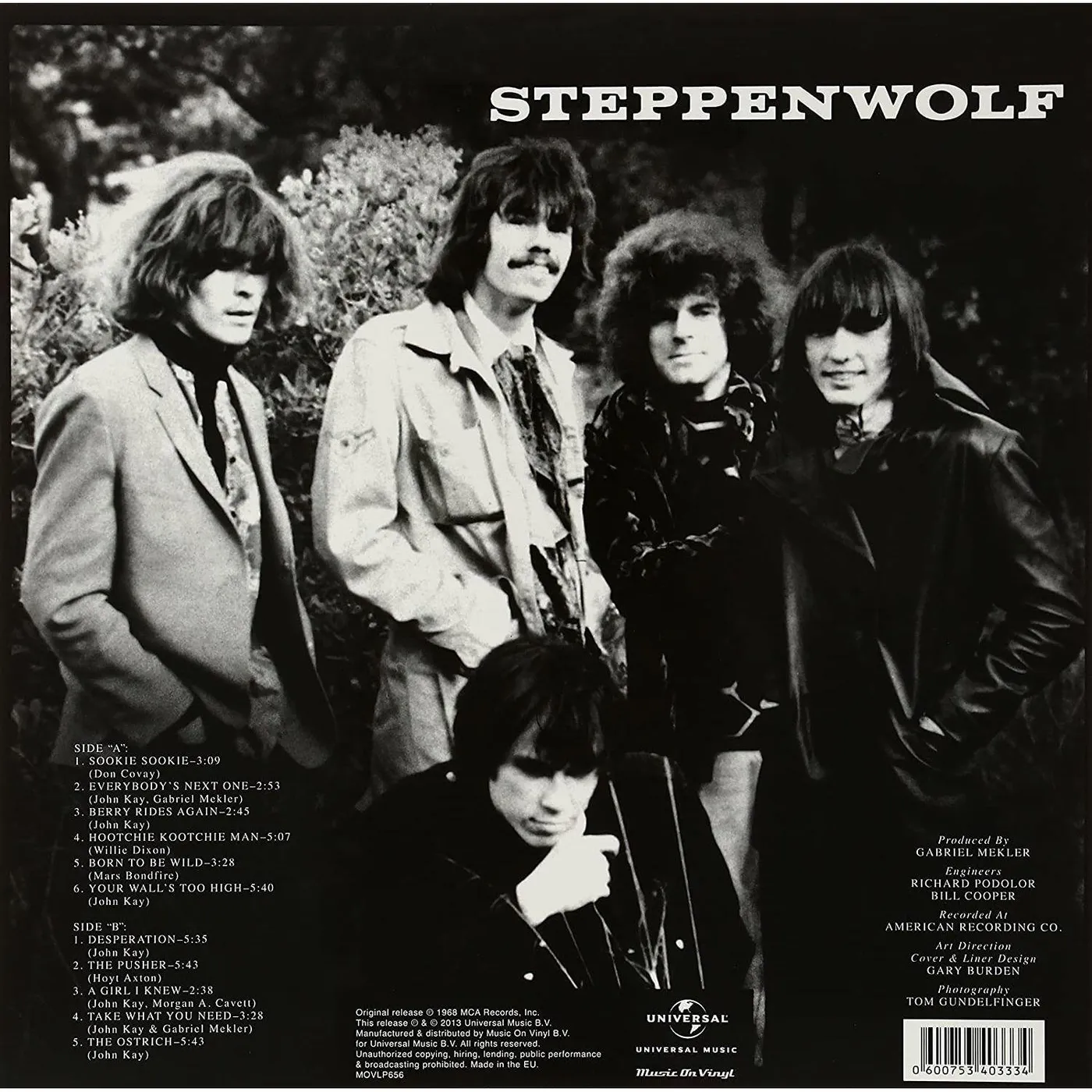 Steppenwolf Vinyl Record