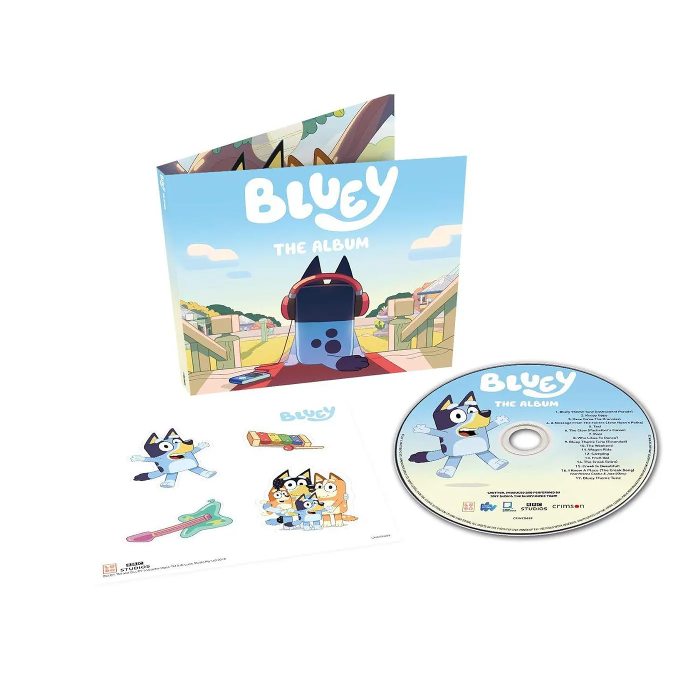 Bluey The Album (with Sticker Pack) CD