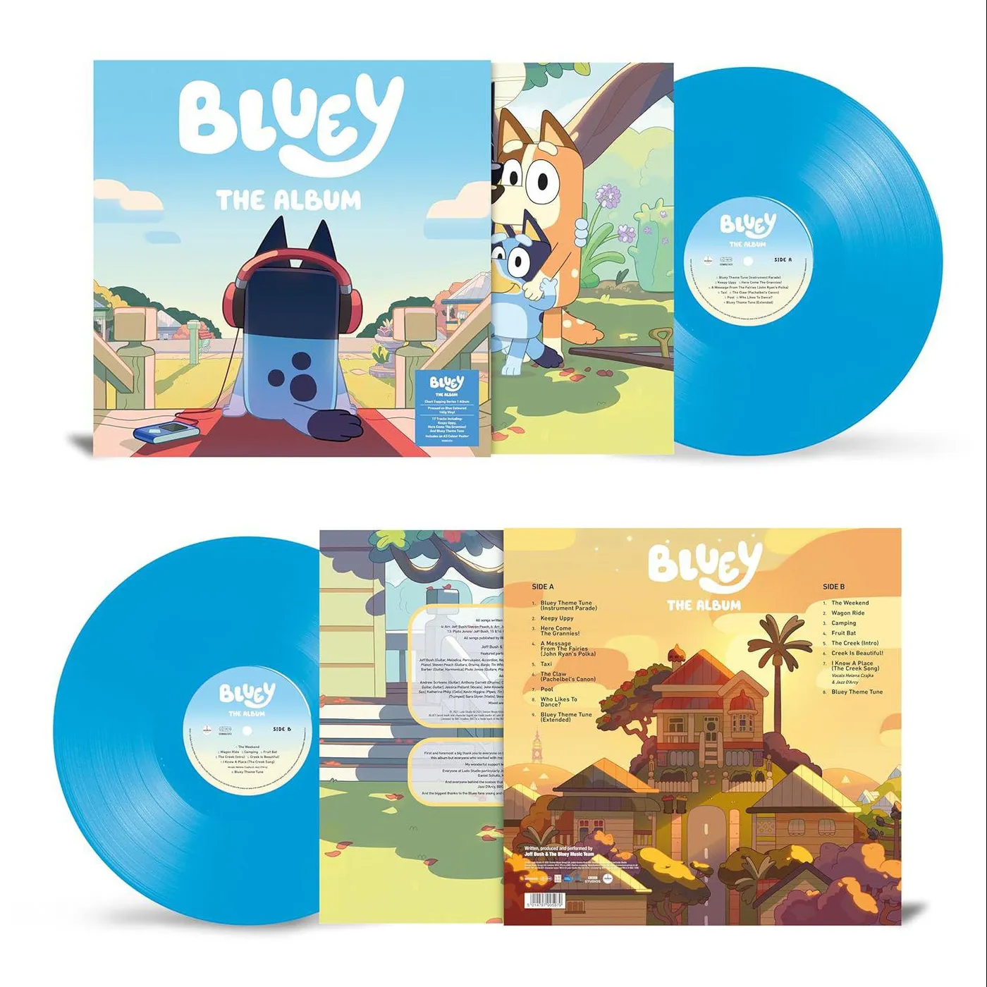 Bluey The Album (With Poster/Blue) Vinyl Record