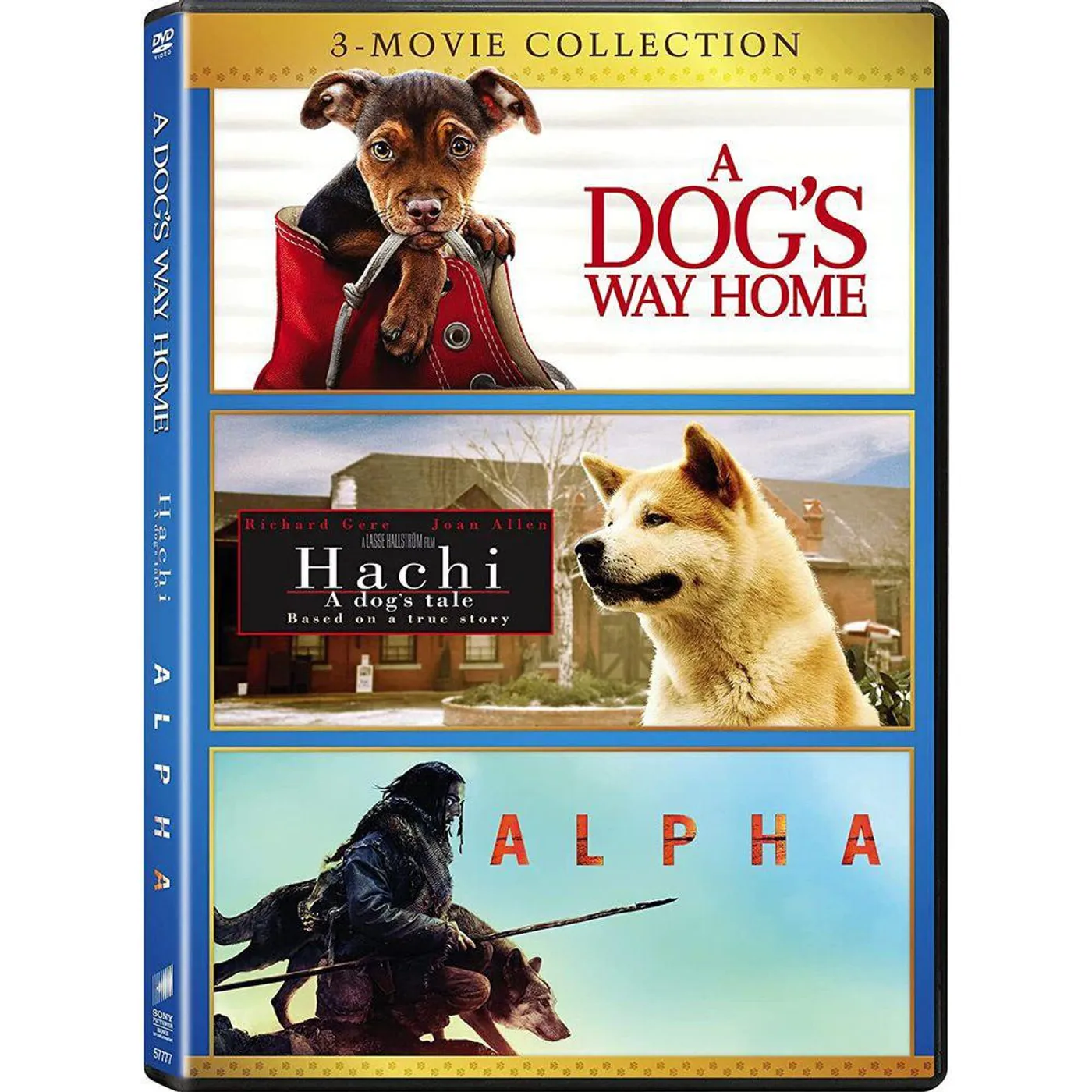 Alpha (2018) / Dog's Way Home, a / Hachi: A Dog's Tale ALPHA (2018) / DOG'S WAY HOME / HACHI: DOG'S TALE DVD