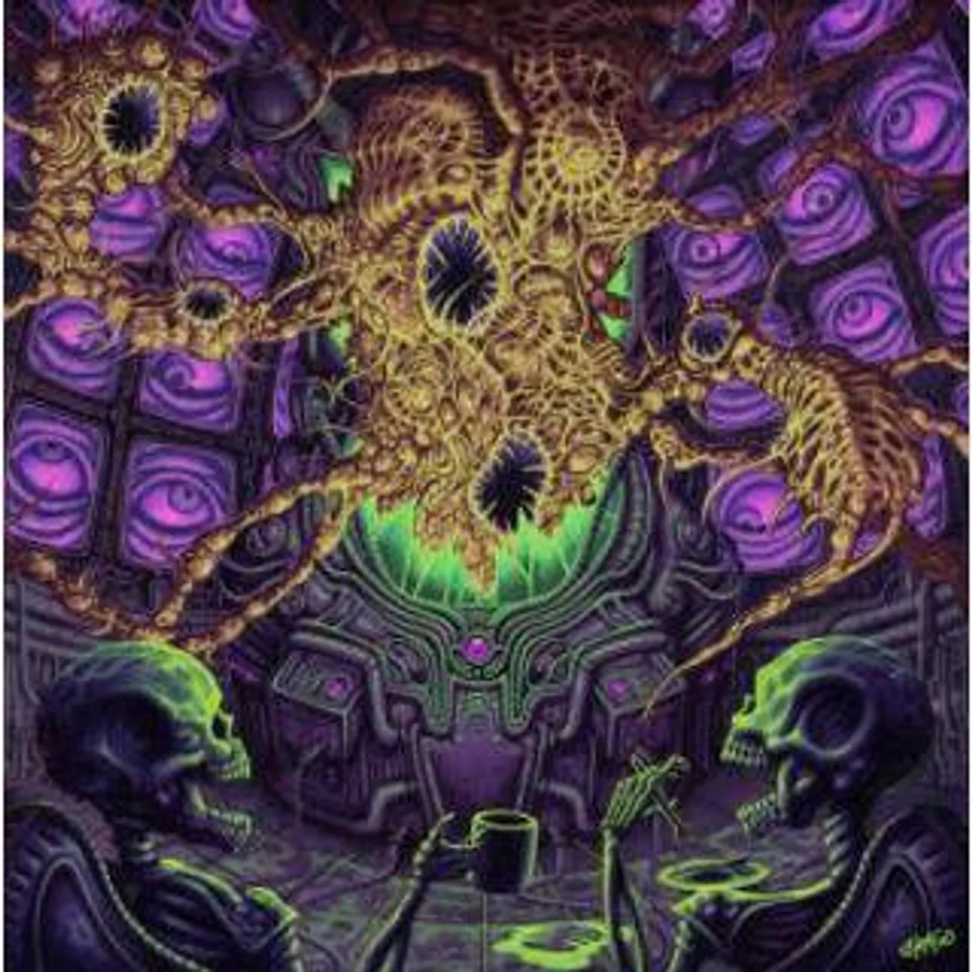 Thank You Scientist PLAGUE ACCOMMODATIONS (RADIOACTIVE GREEN SPLATTER) Vinyl Record