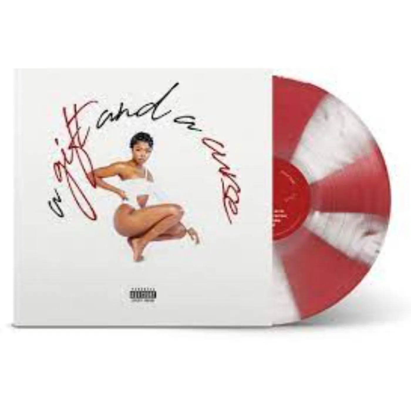 Tink GIFT & A CURSE (RED & WHITE CANDY CANE CORNETTO) Vinyl Record
