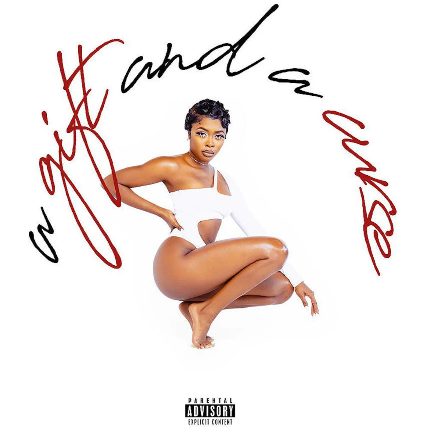 Tink GIFT & A CURSE (RED & WHITE CANDY CANE CORNETTO) Vinyl Record