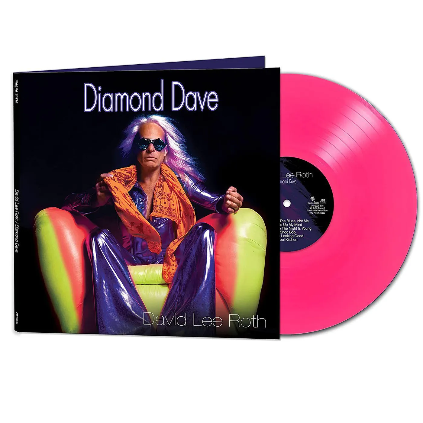 David Lee Roth DIAMOND DAVE (PINK VINYL) Vinyl Record