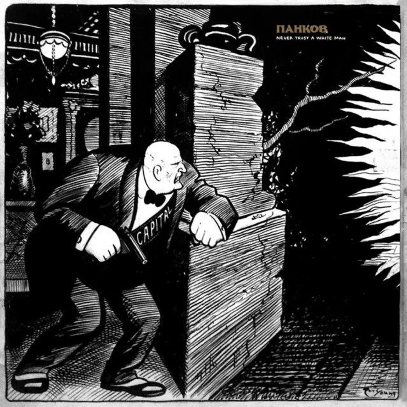 Pankow NEVER TRUST A WHITE MAN CD