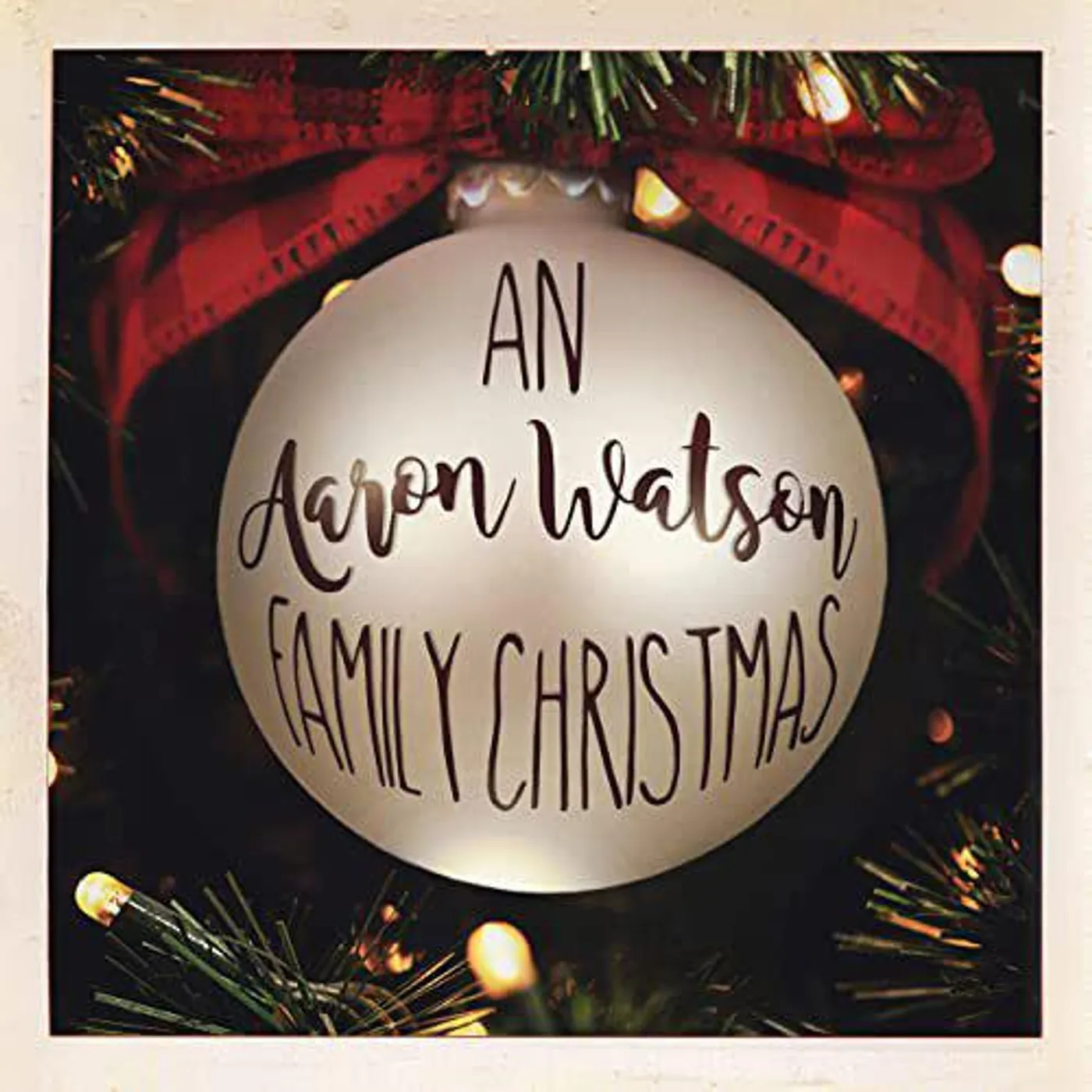 AN AARON WATSON FAMILY CHRISTMAS: RE-WRAPPED (LIMITED AUTOGRAPHED TRANSLUCENT GREEN VINYL) Vinyl Record
