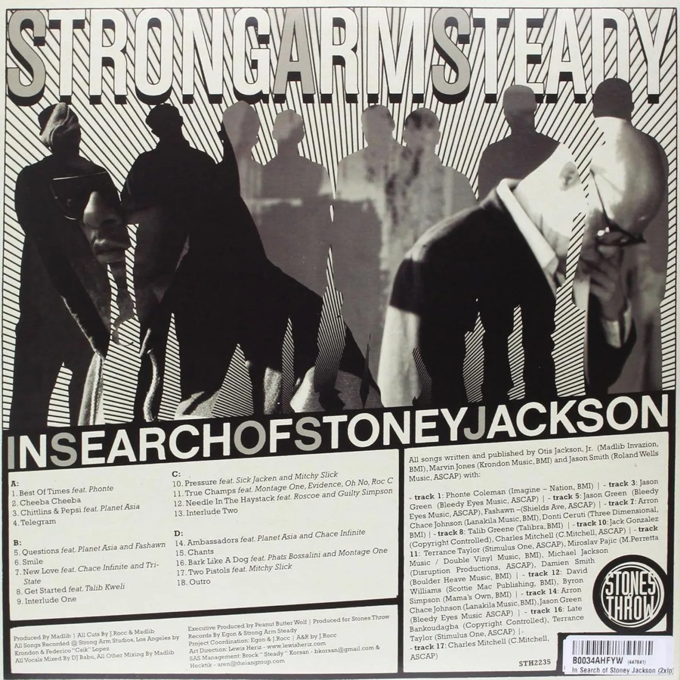 Strong Arm Steady Stoney Vinyl Record