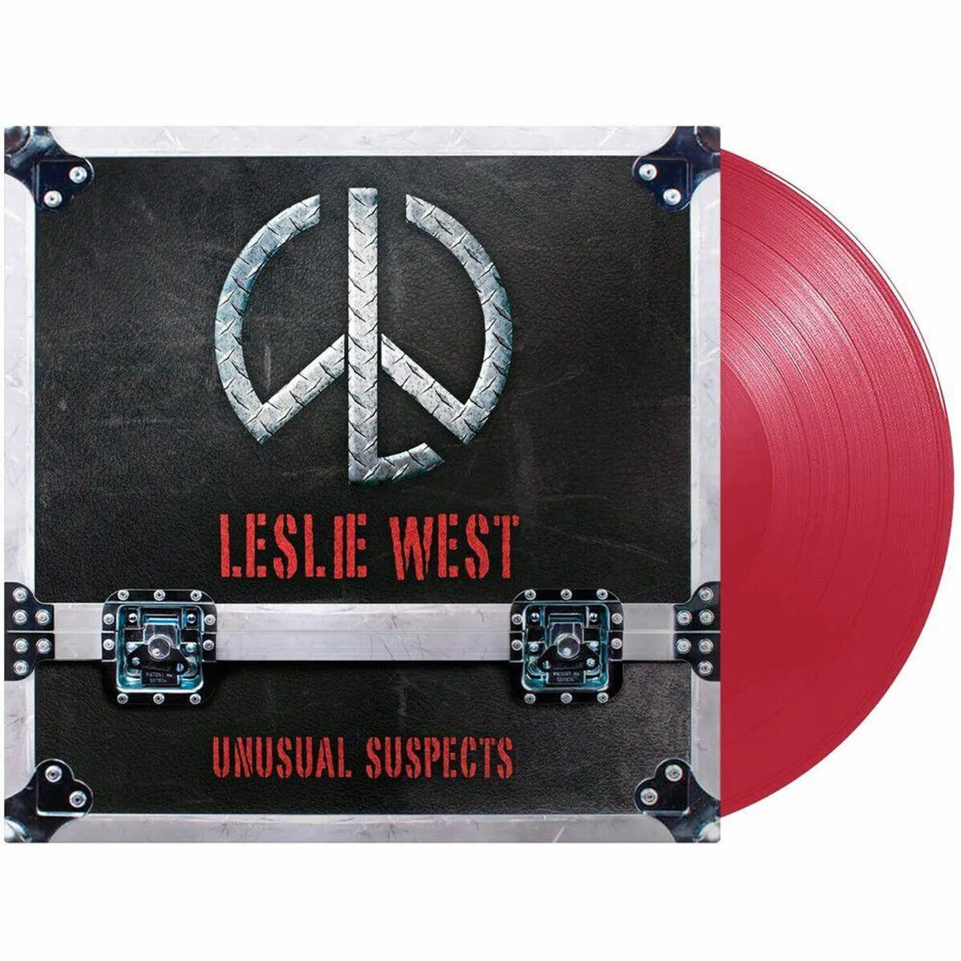 Leslie West UNUSUAL SUSPECTS Vinyl Record - Red Vinyl