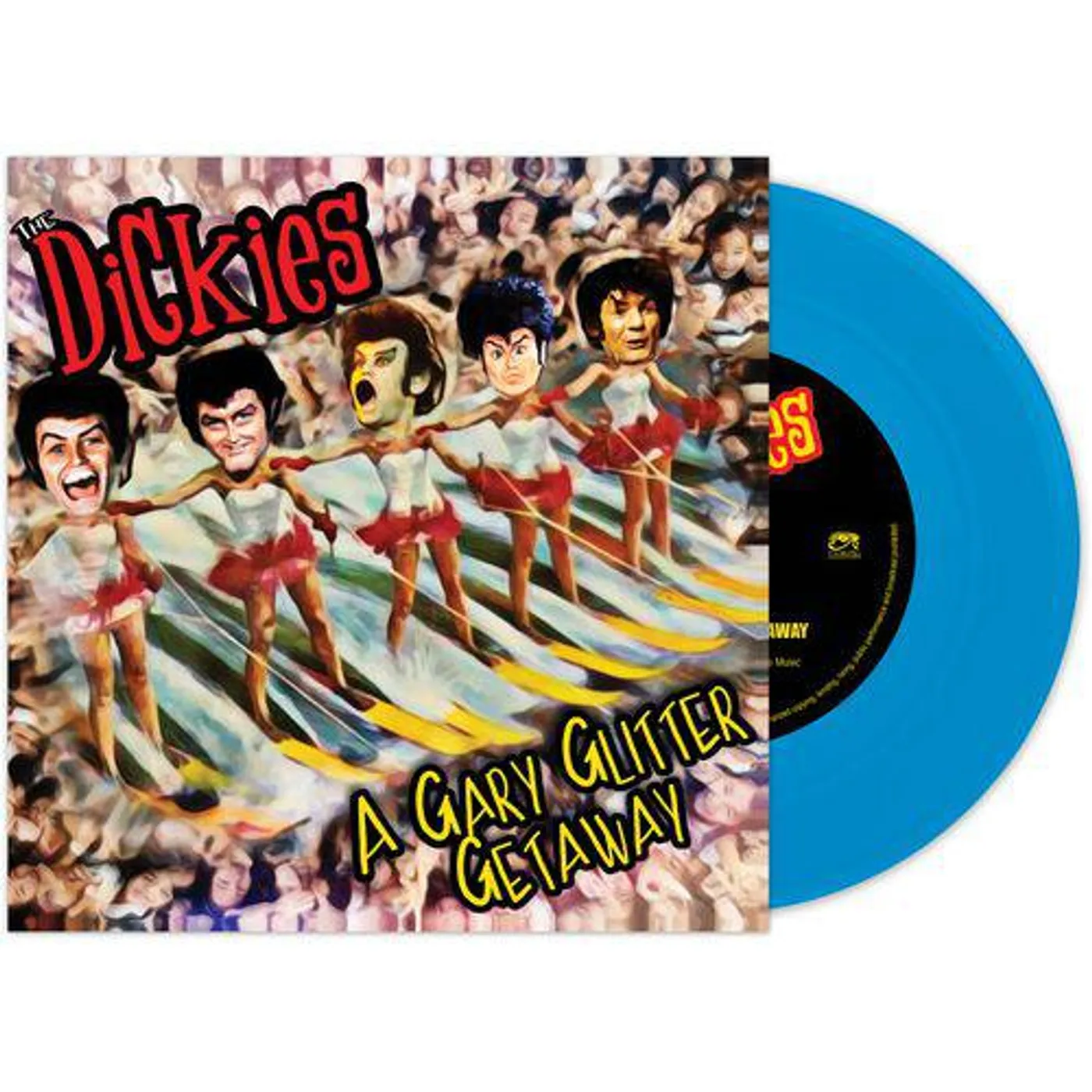 The Dickies GARY GLITTER GETAWAY Vinyl Record - Blue Vinyl