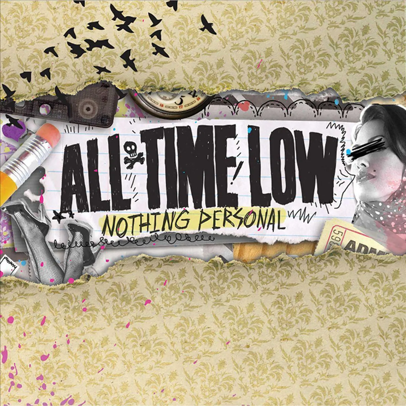 All Time Low Nothing Personal (Neon Purple) Vinyl Record