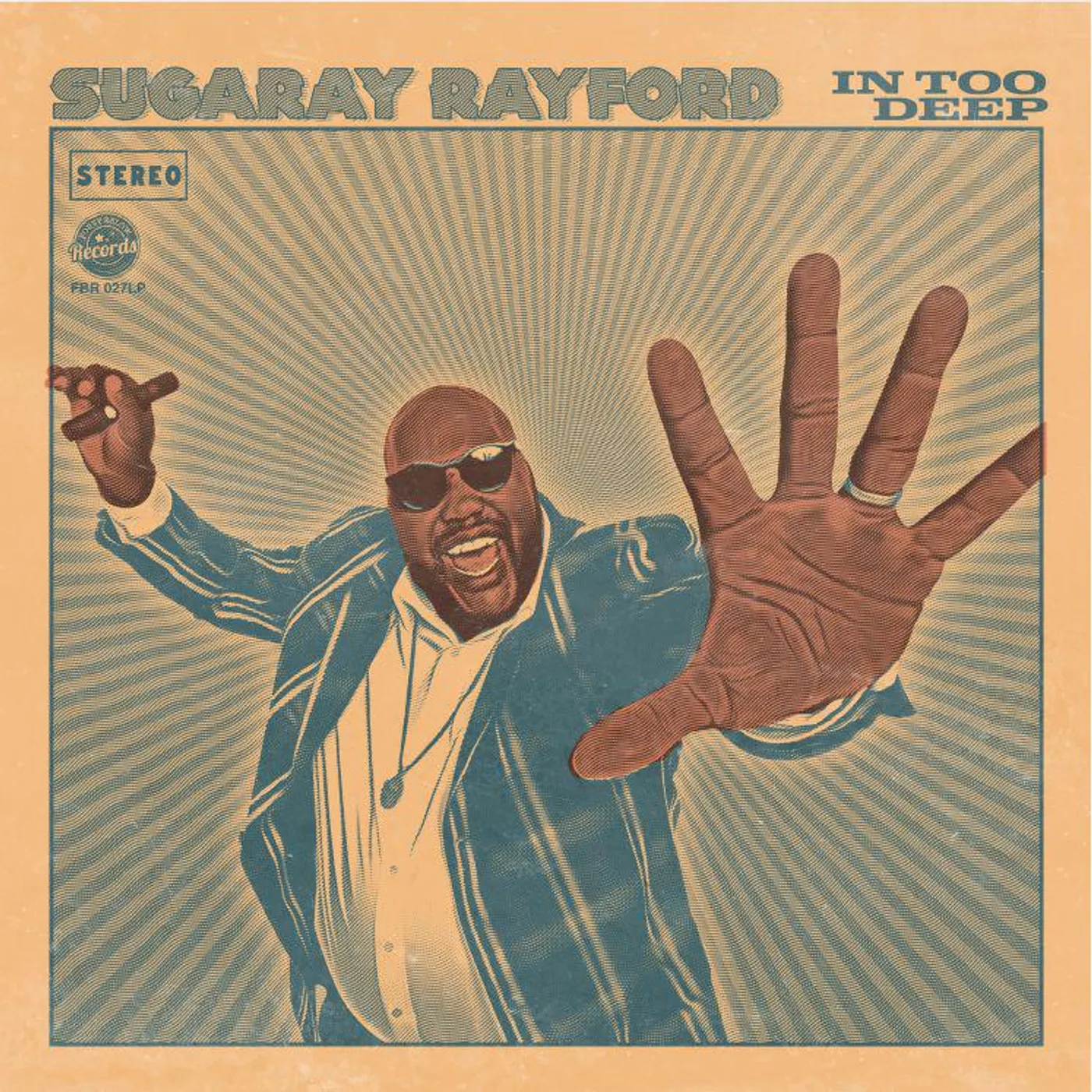 Sugaray Rayford IN TOO DEEP - SEA BLUE Vinyl Record