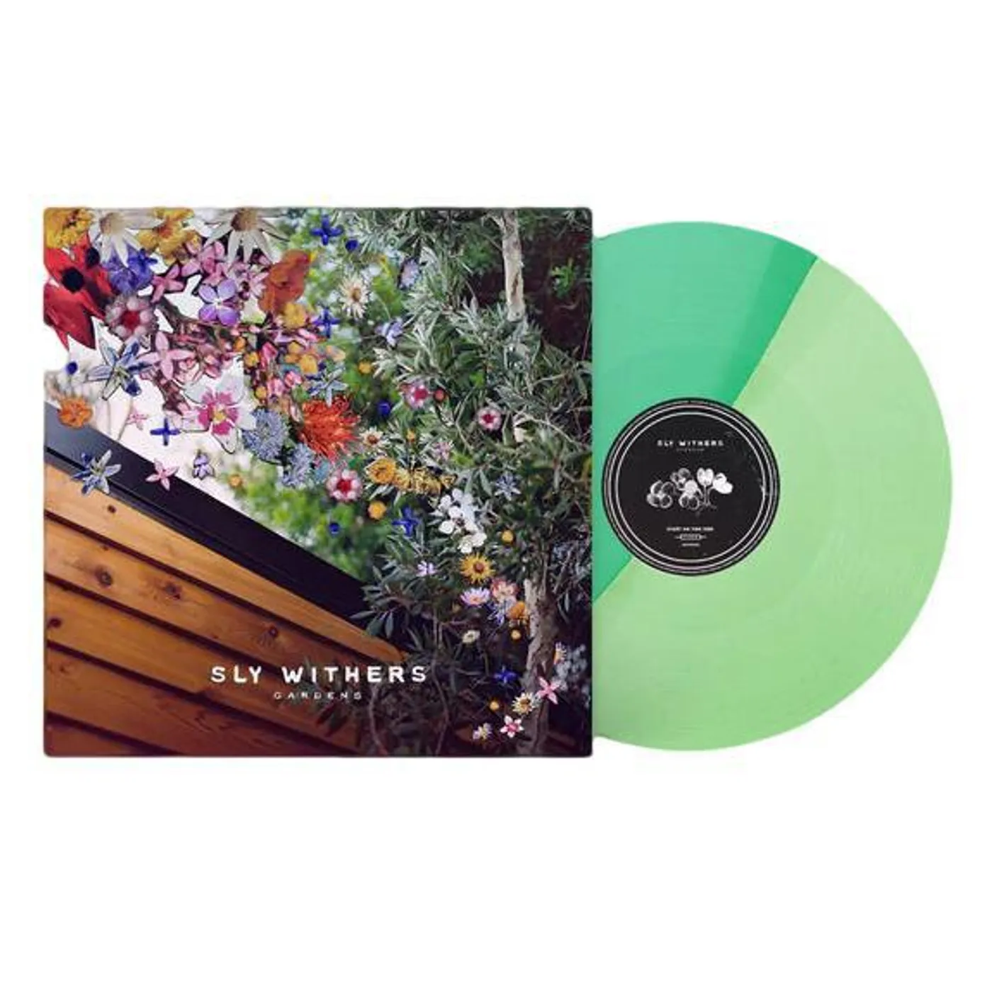 Sly Withers Gardens Transparent Kelly Green & Opaque Double Mint Vinyl
