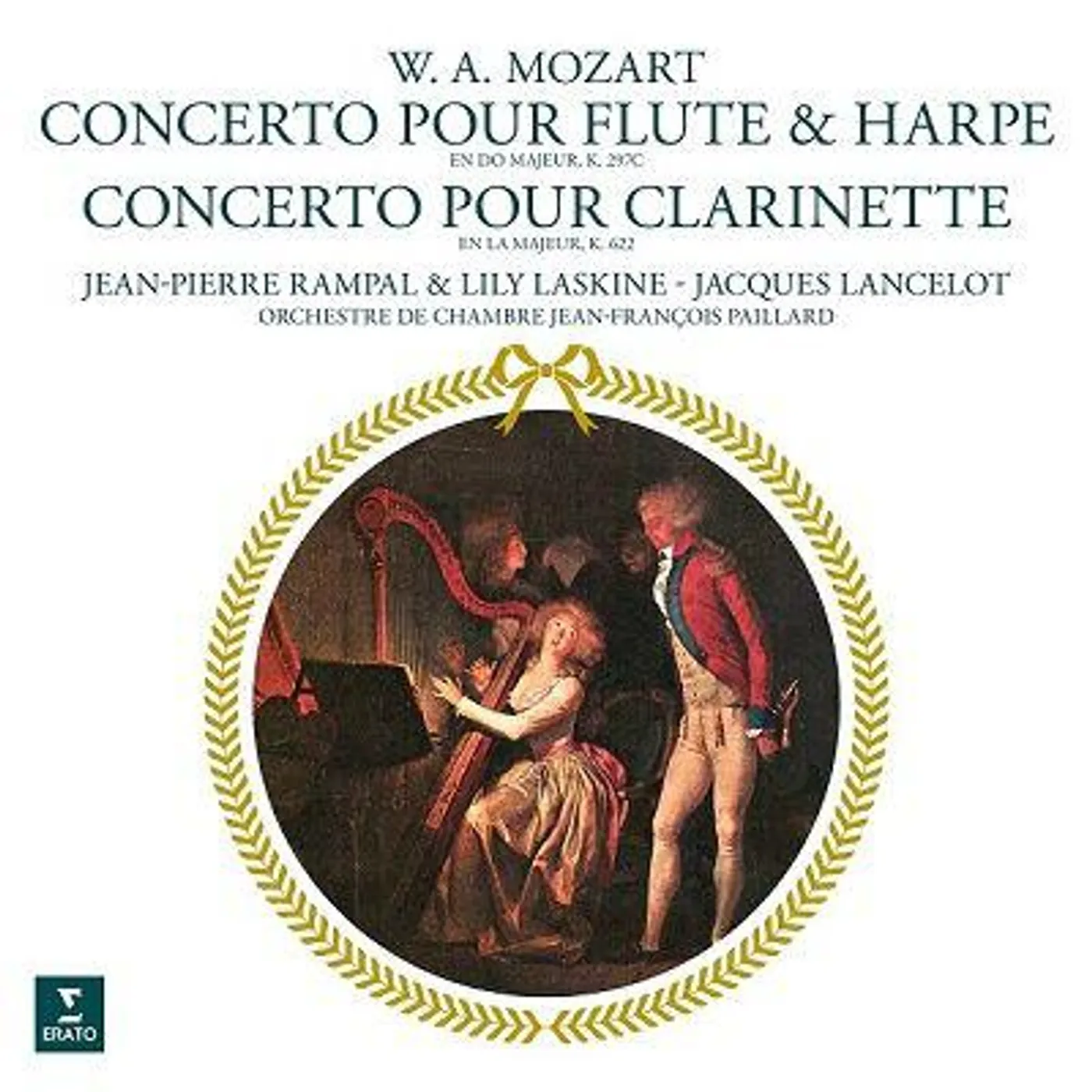 Jean-Pierre Rampal MOZART: CONCERTO FOR FLUTE & HARP CLARINET Vinyl Record