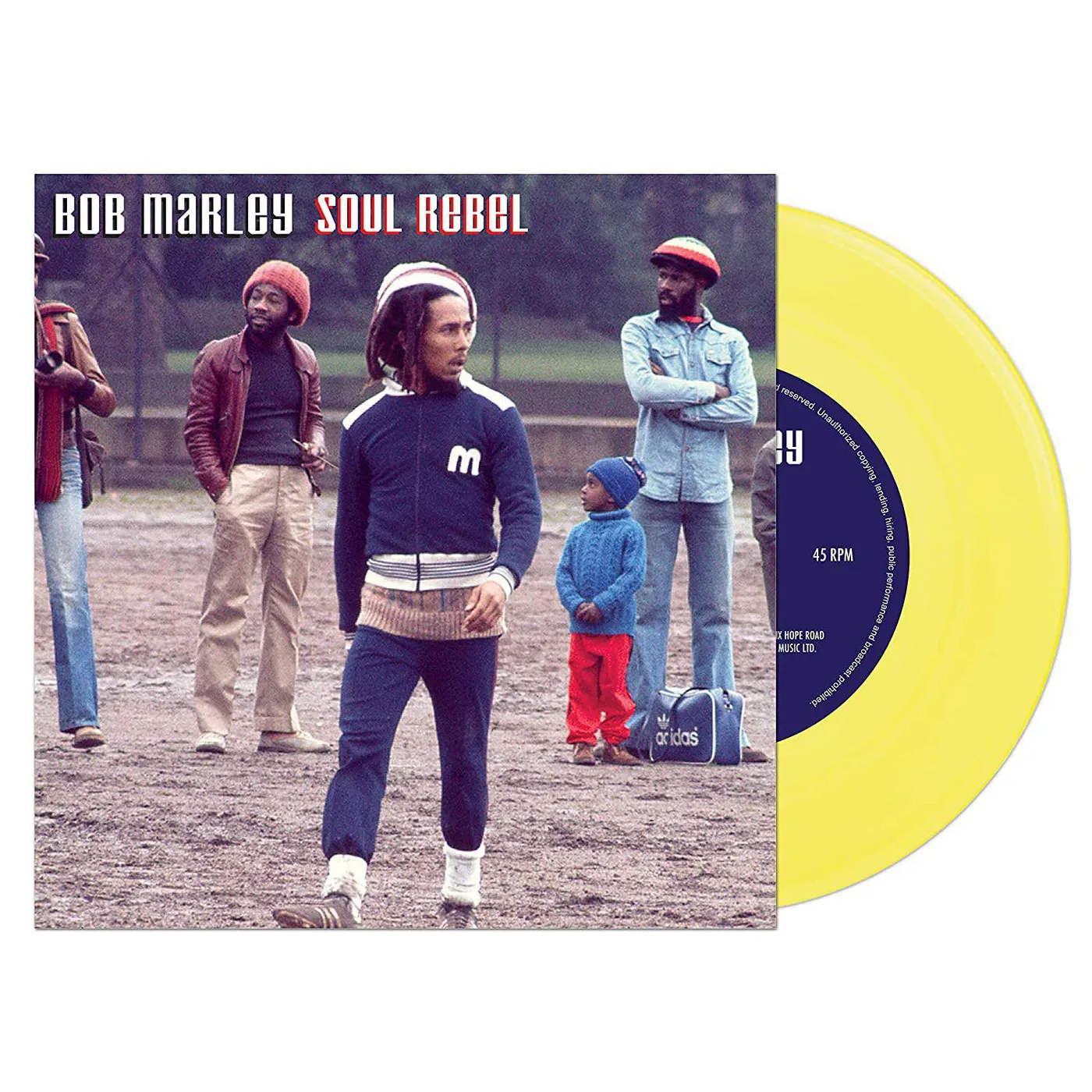 Bob Marley SOUL REBEL (YELLOW) Vinyl Record