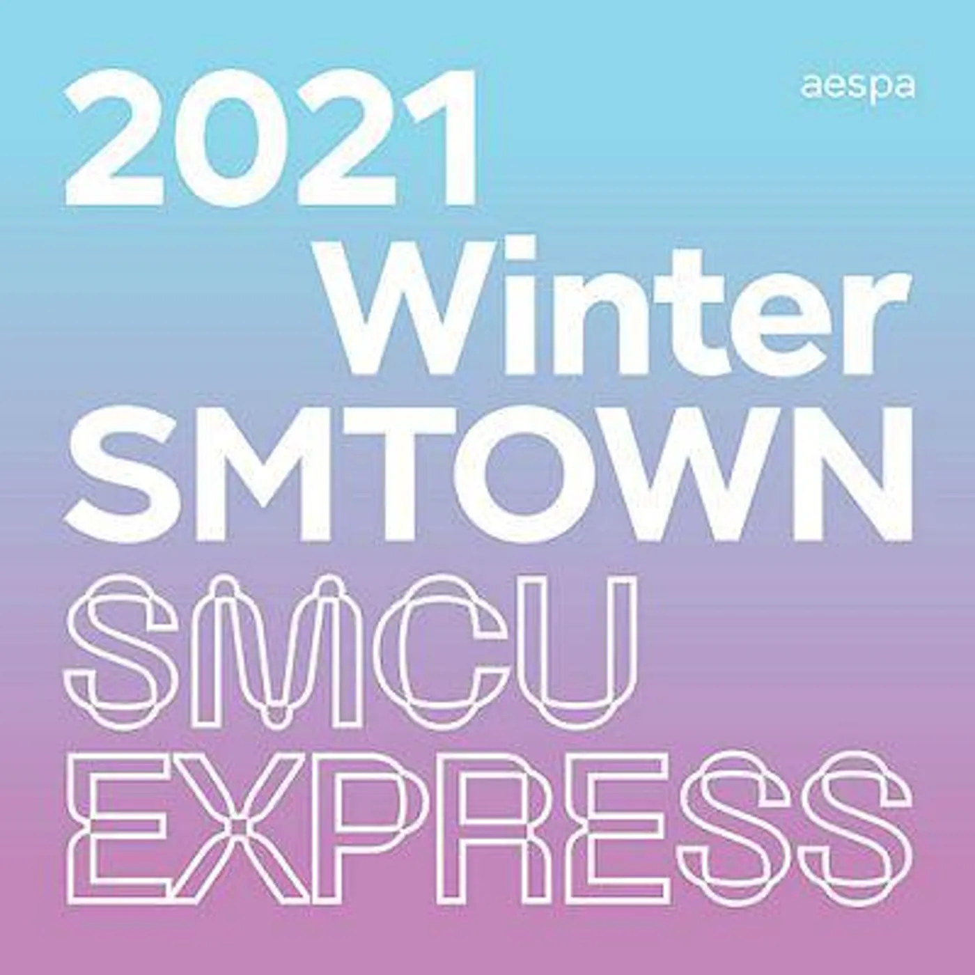 2021 WINTER SMTOWN: SMCU EXRPESS (AESPA) CD