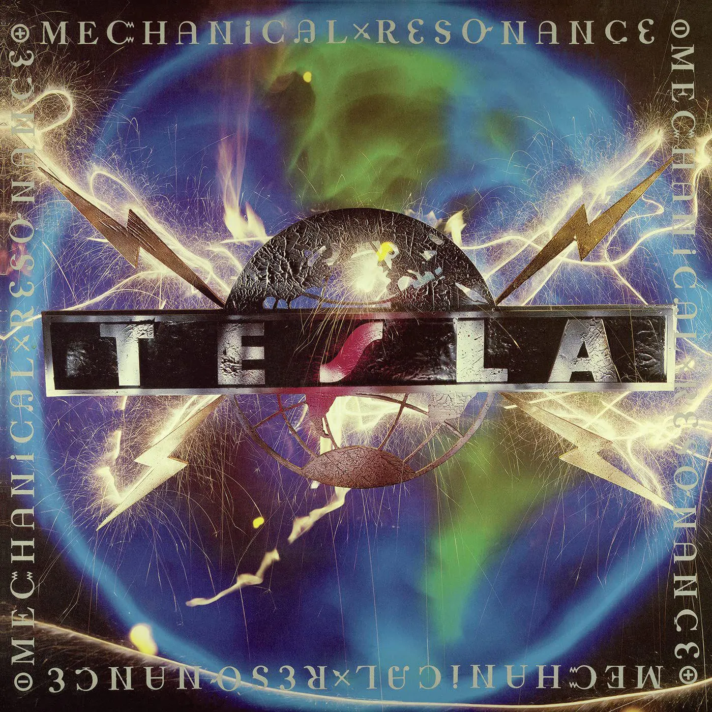 Tesla Mechanical Resonance (Blue) Vinyl Record